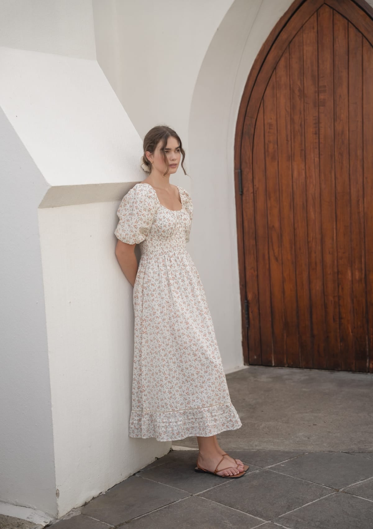 Aubree Day Dress | Morrissey Rose Petal