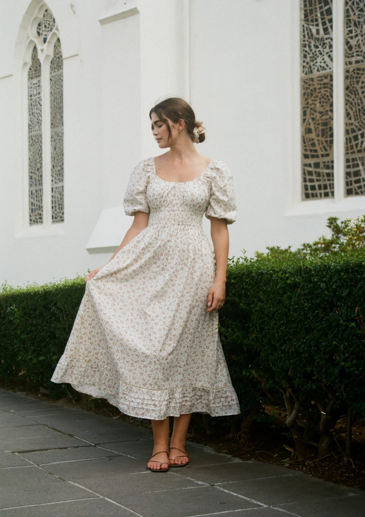 Aubree Day Dress | Morrissey Rose Petal