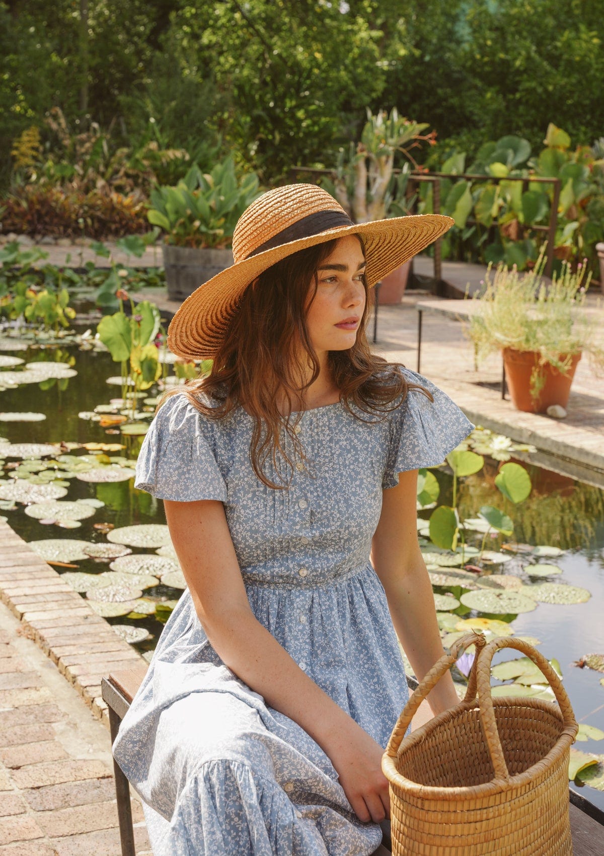Freya Day Dress | Bleu Iris