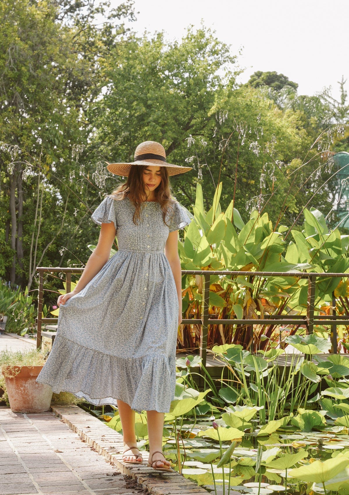 Freya Day Dress | Bleu Iris