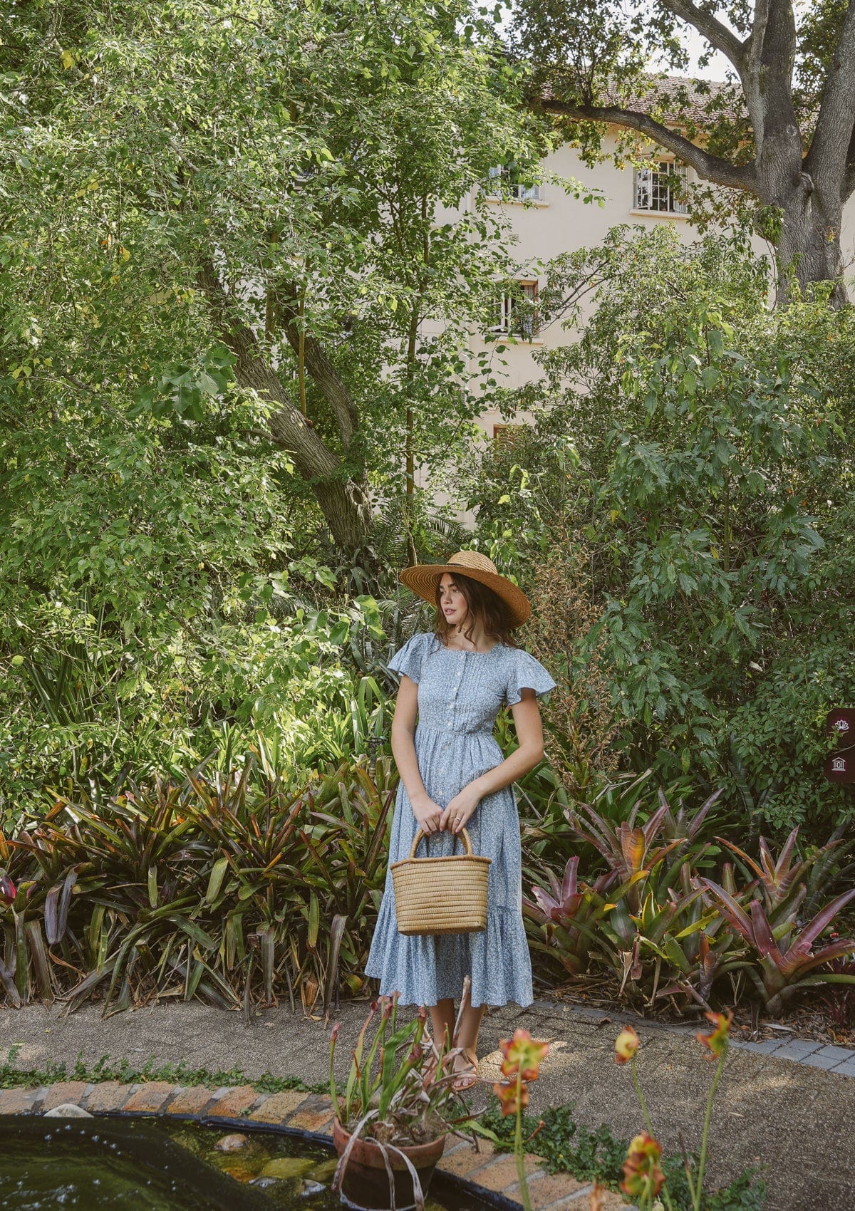 Freya Day Dress | Bleu Iris