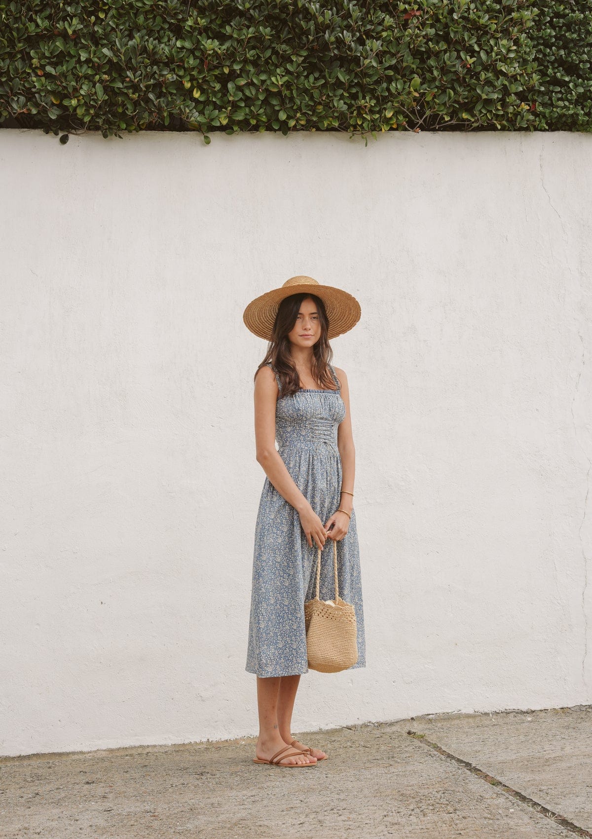 Camille Day Dress | Edelweiss Bleu