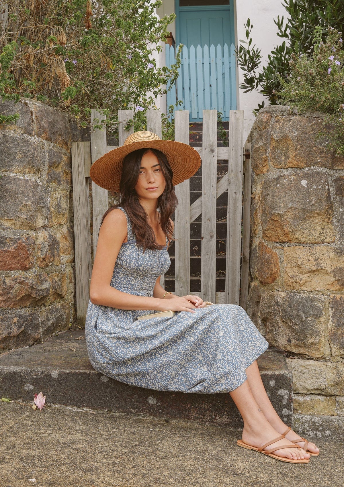 Camille Day Dress | Edelweiss Bleu
