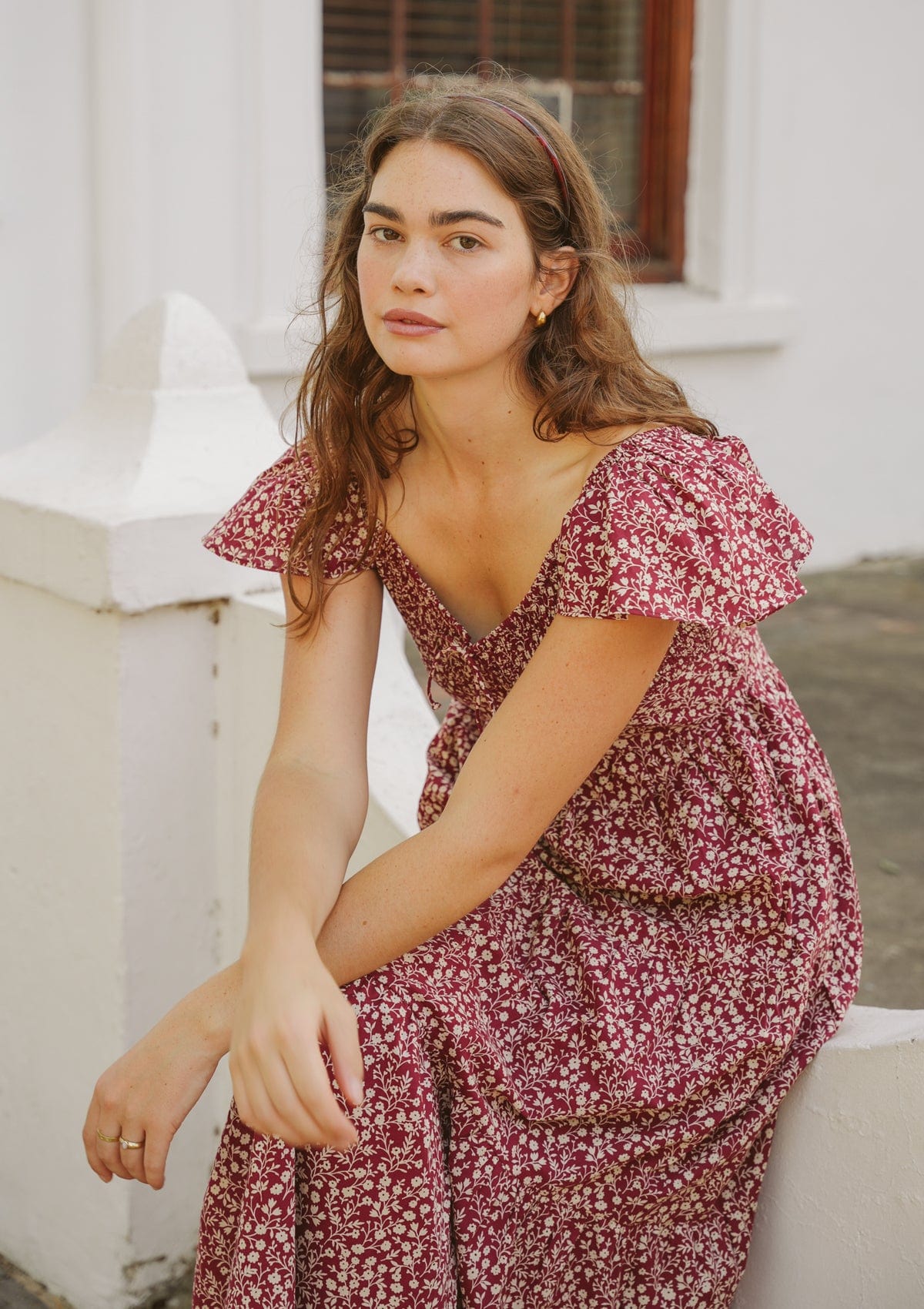 Annie Day Dress | Camellia Garden