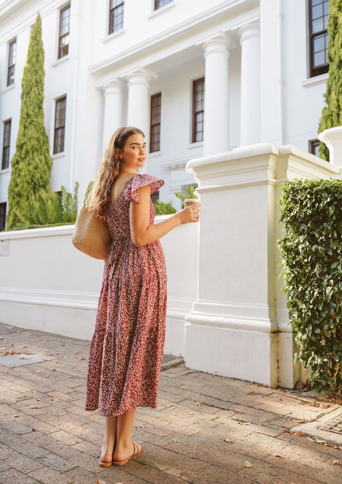 Annie Day Dress | Camellia Garden