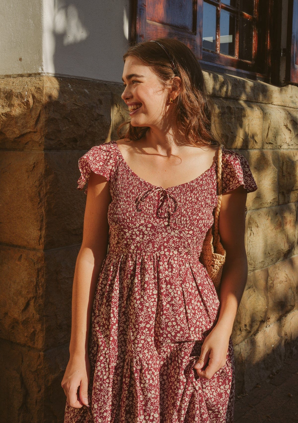 Annie Day Dress | Camellia Garden