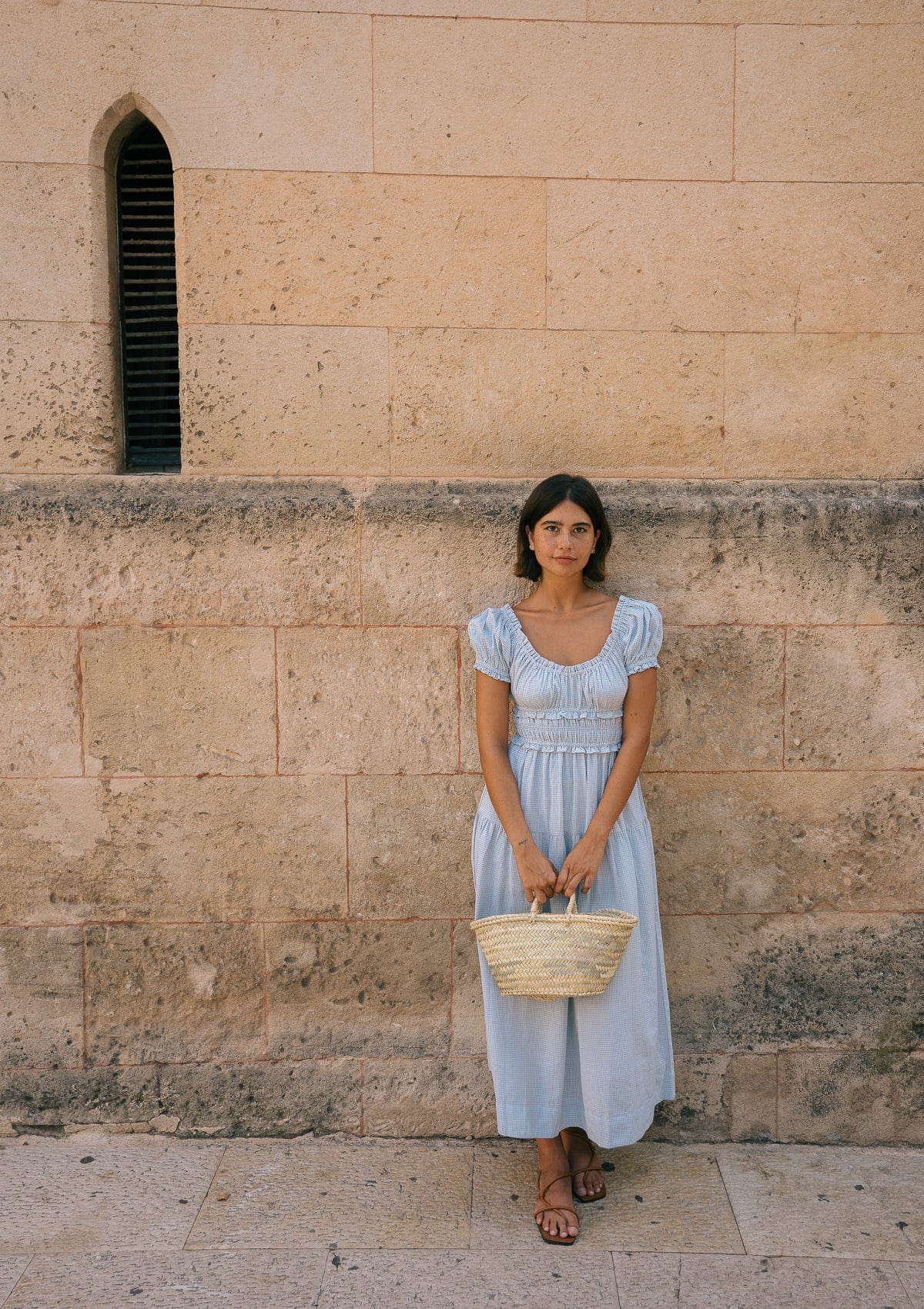 Bennet Day Dress | Petite Gingham Bleu