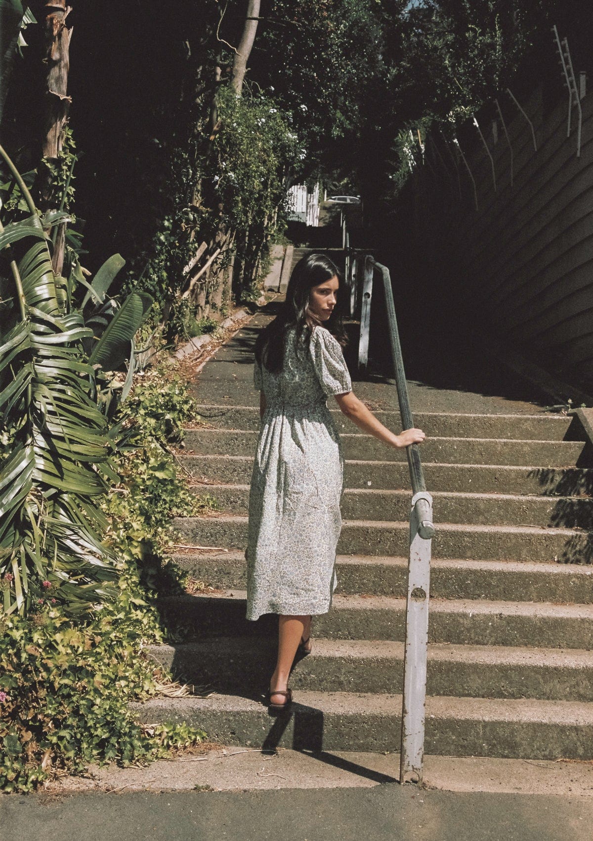 Blake Day Dress | Vintage Posy Bleu