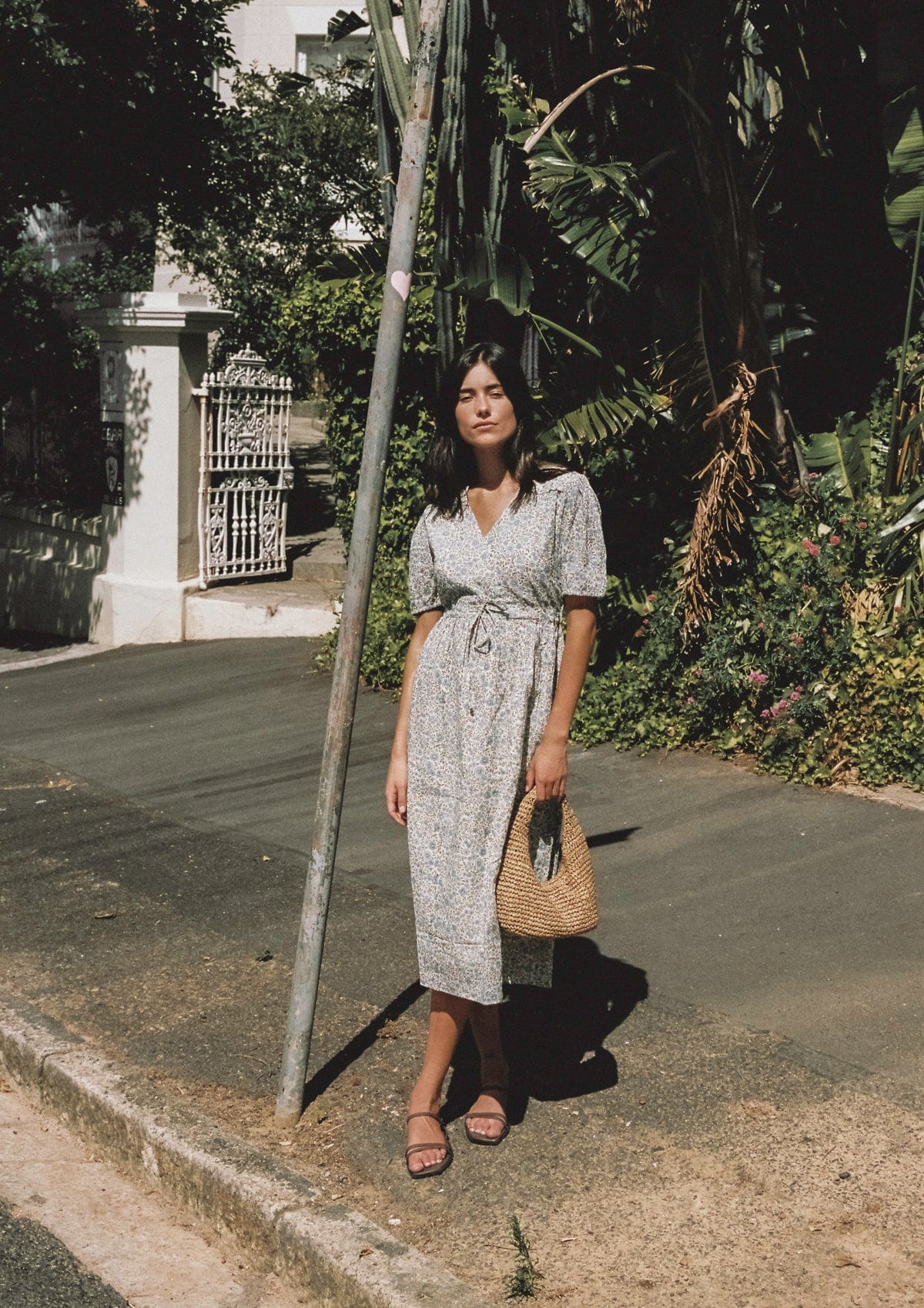 Blake Day Dress | Vintage Posy Bleu