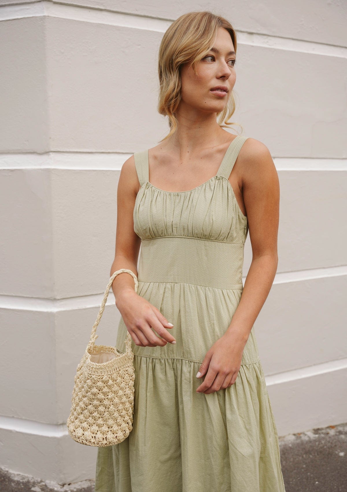 Edith Day Dress | Pond Dobby