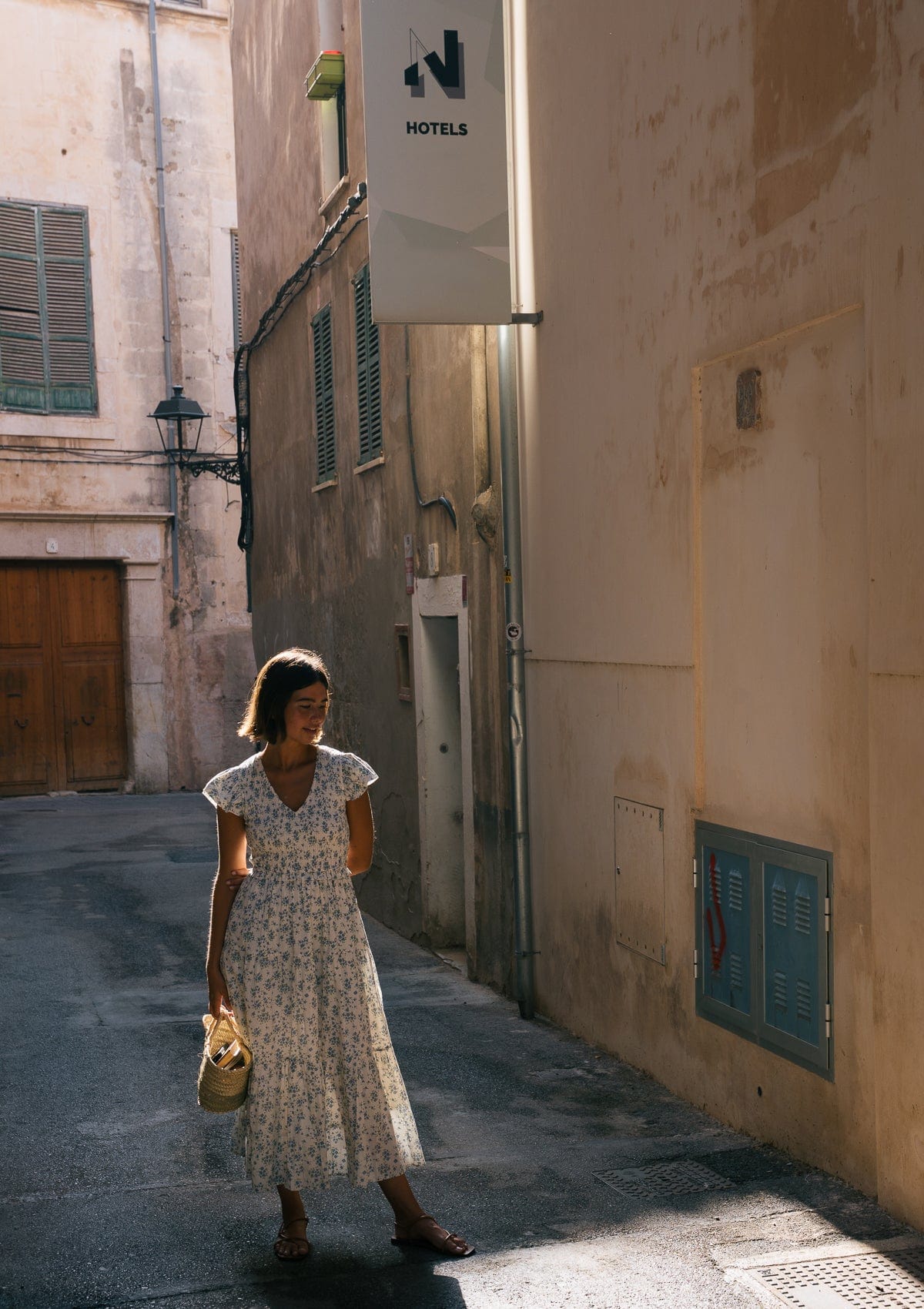 Emilia Day Dress | Elinor Garden Creme