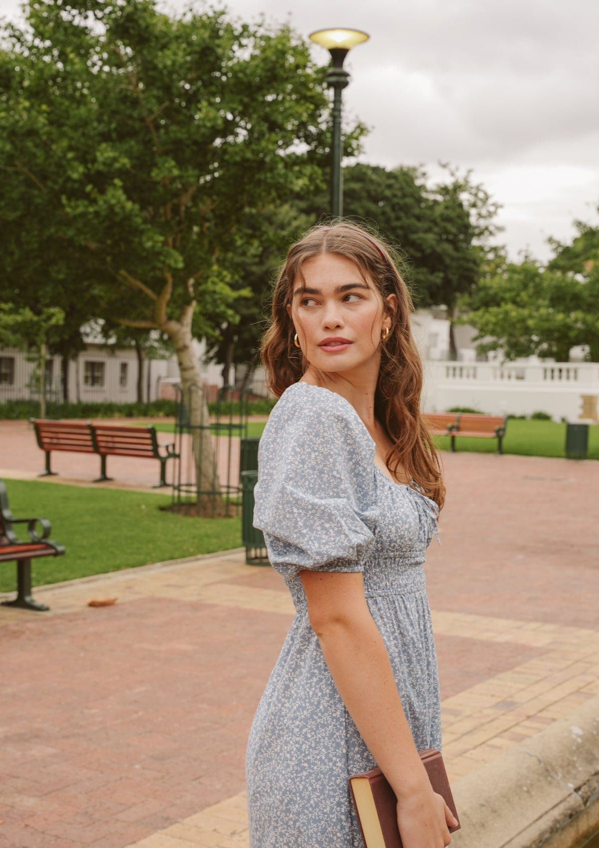 Francine Day Dress | Bleu Iris