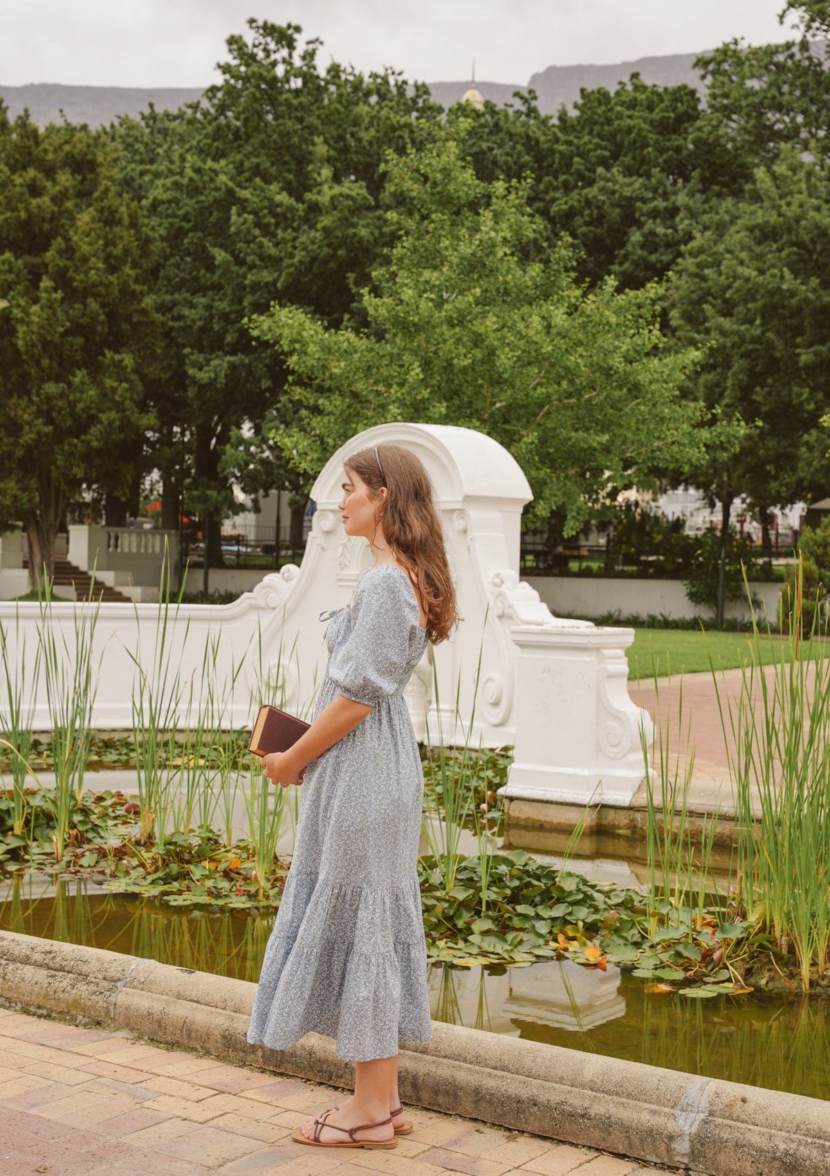 Francine Day Dress | Bleu Iris