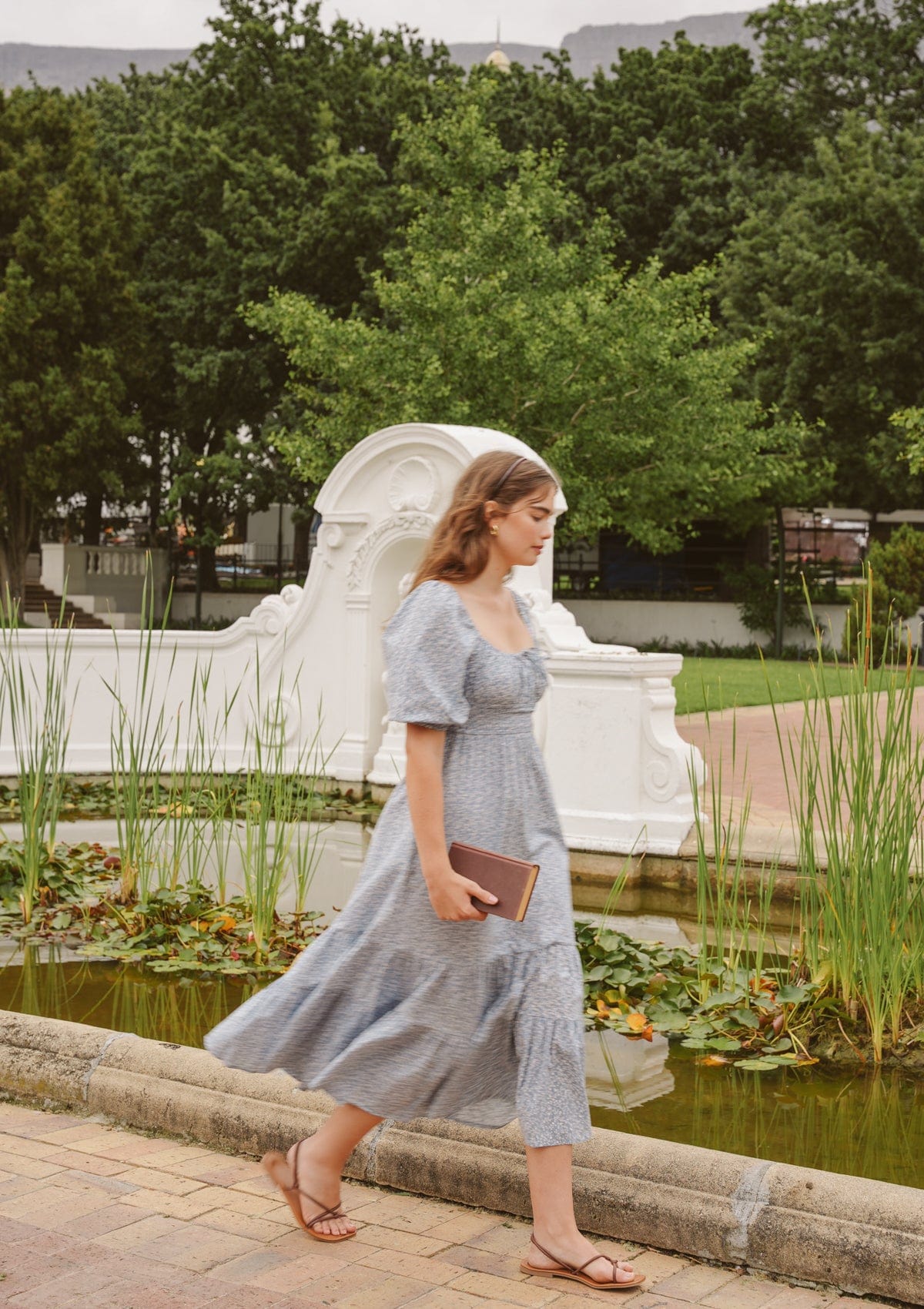 Francine Day Dress | Bleu Iris