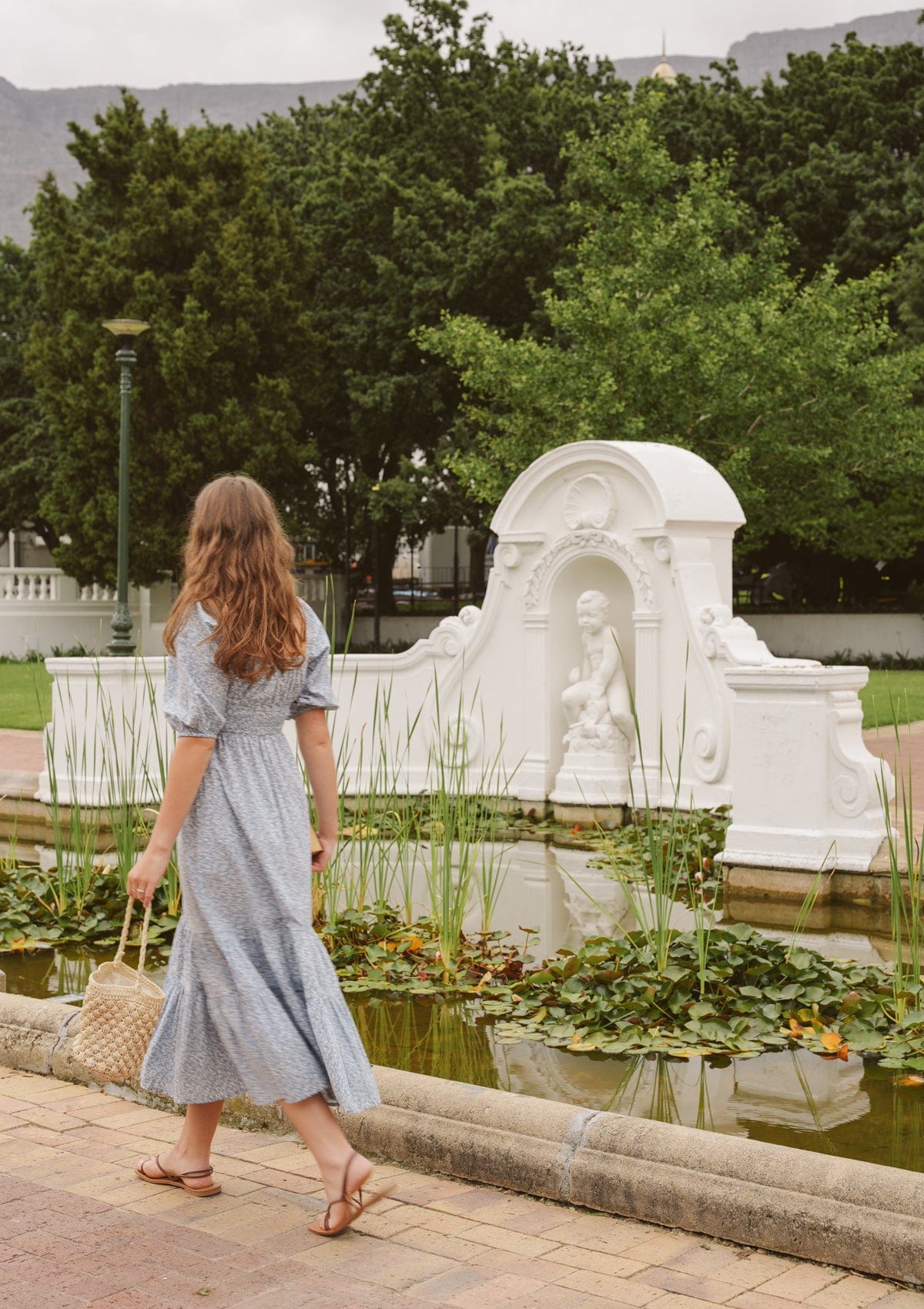 Francine Day Dress | Bleu Iris