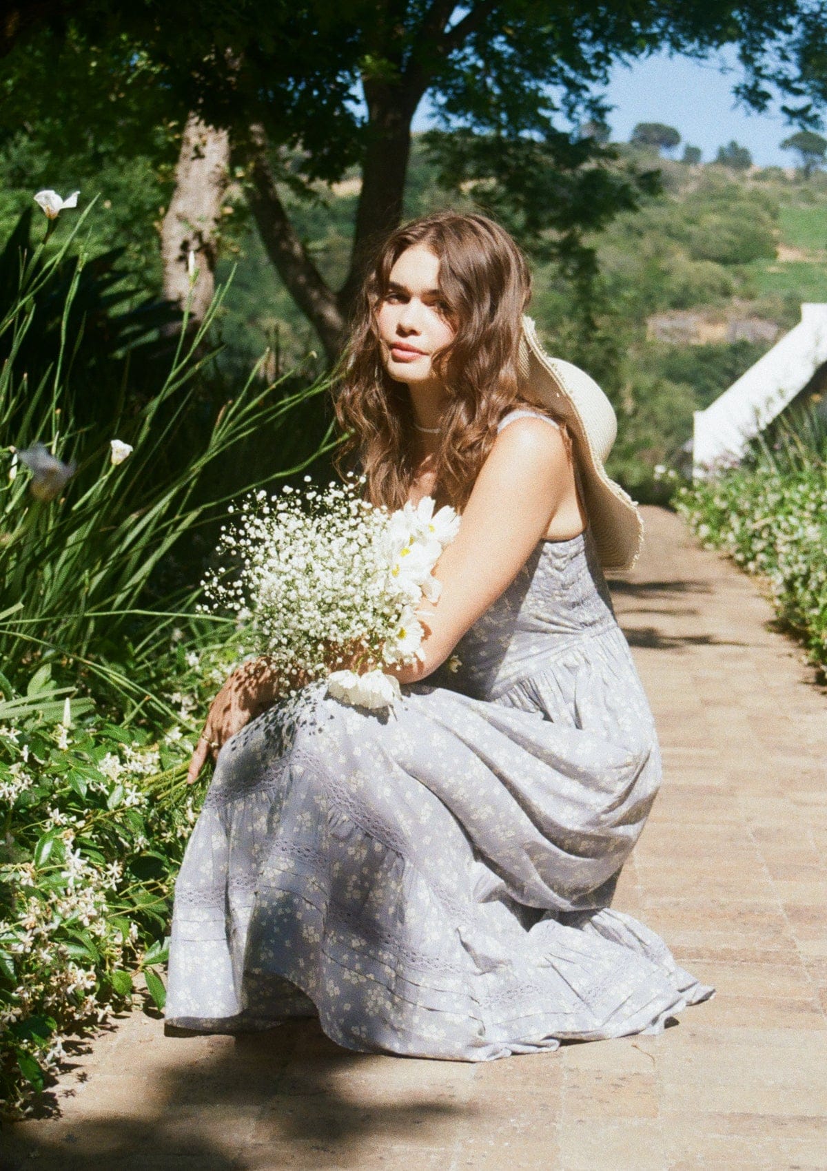 Lucie Day Dress | Elinor Garden Bleu