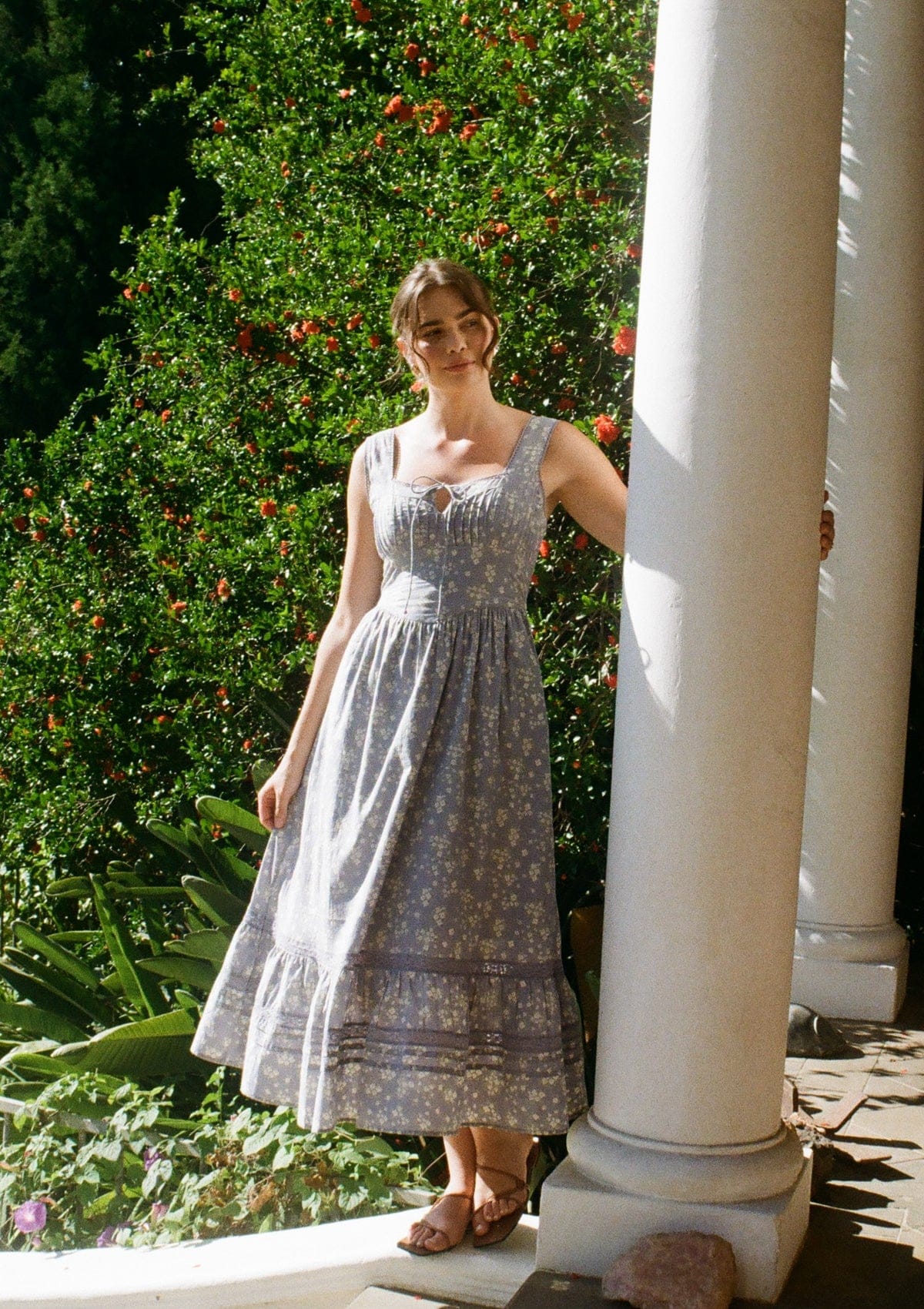 Lucie Day Dress | Elinor Garden Bleu