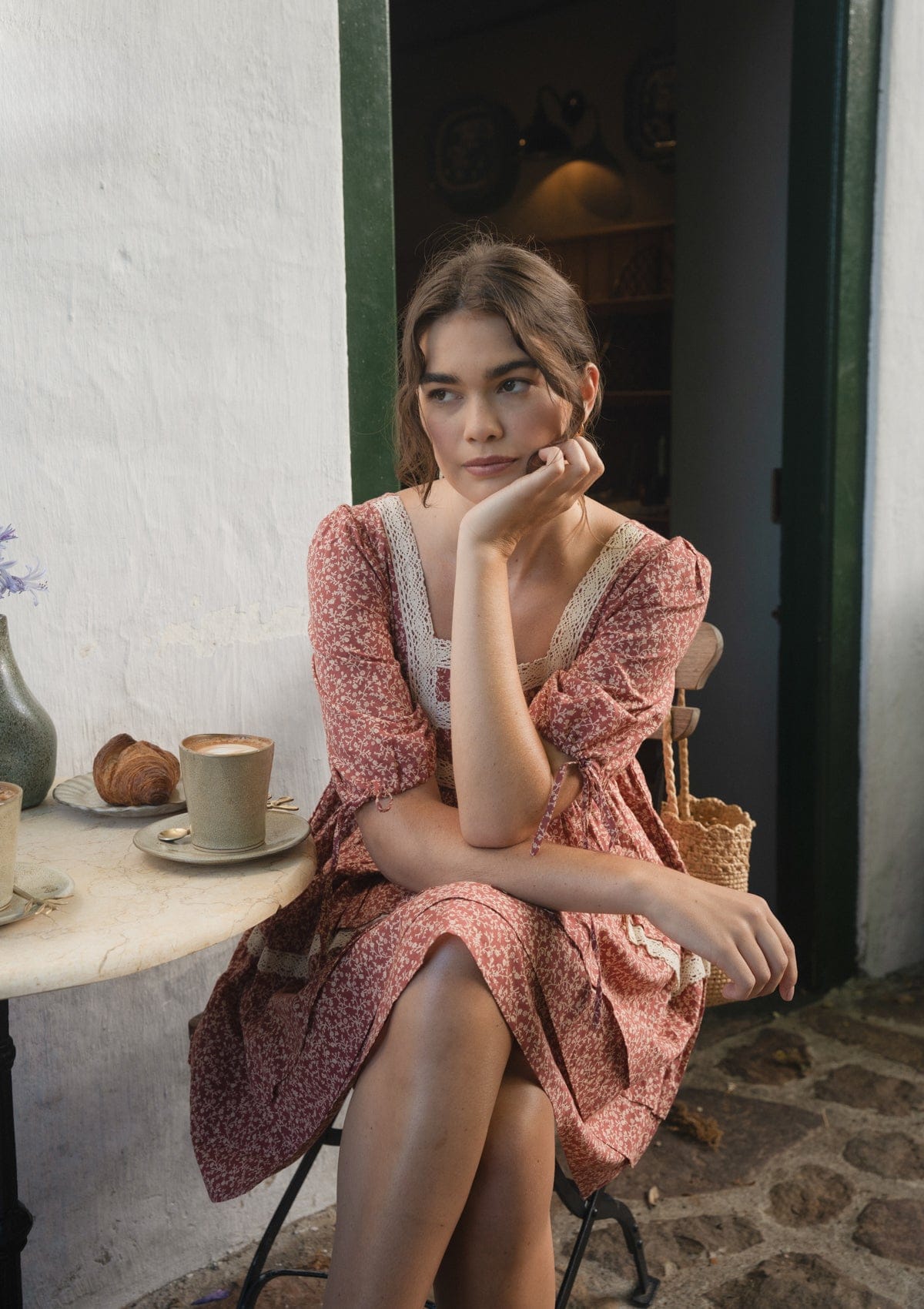 Maisie Day Dress | Rosewood Iris