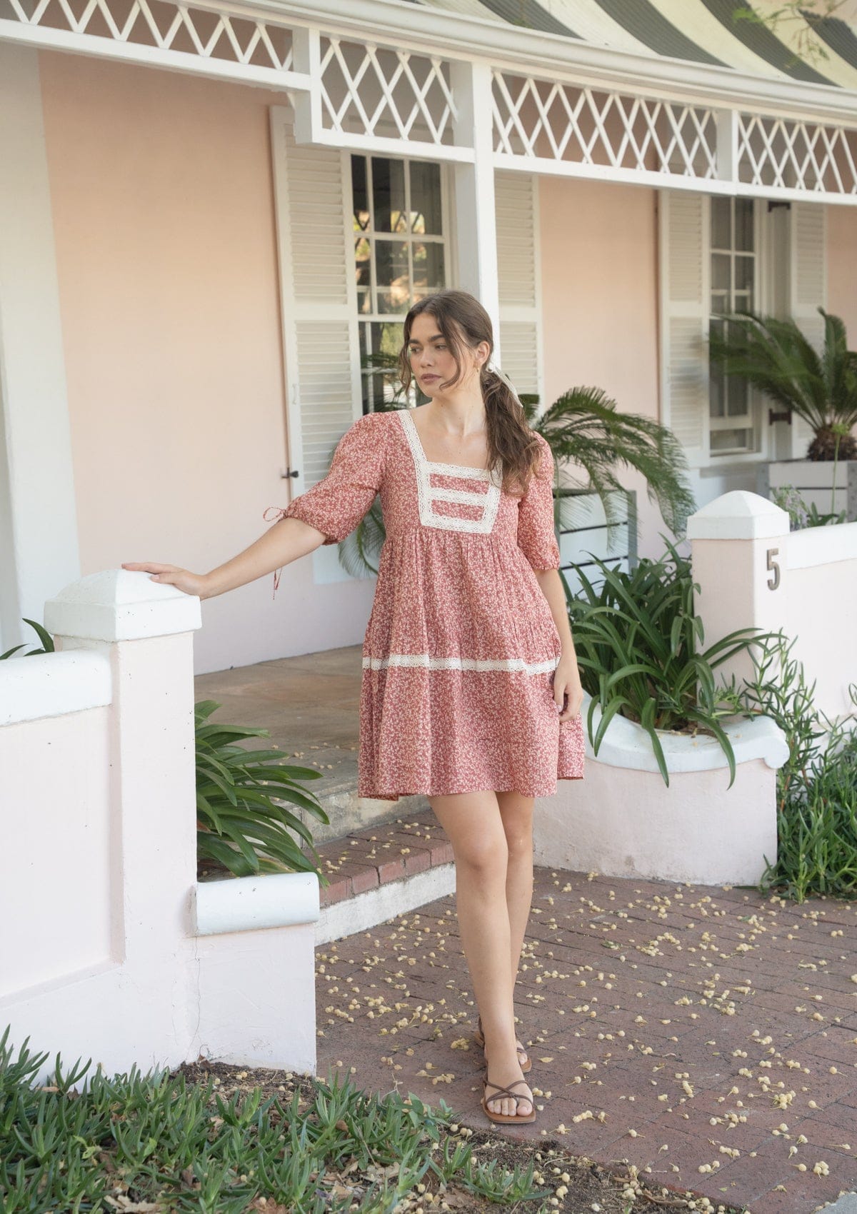 Maisie Day Dress | Rosewood Iris