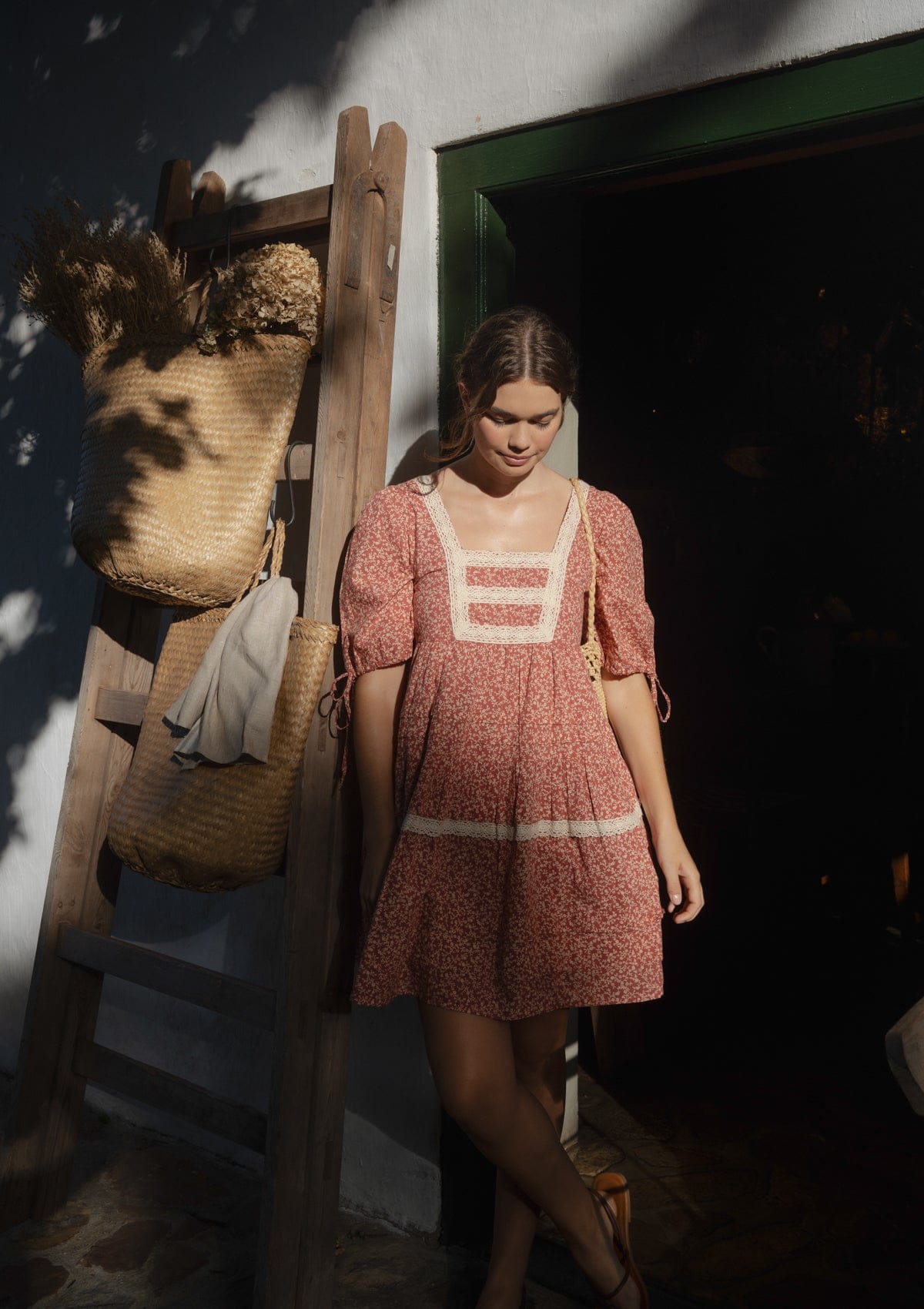 Maisie Day Dress | Rosewood Iris
