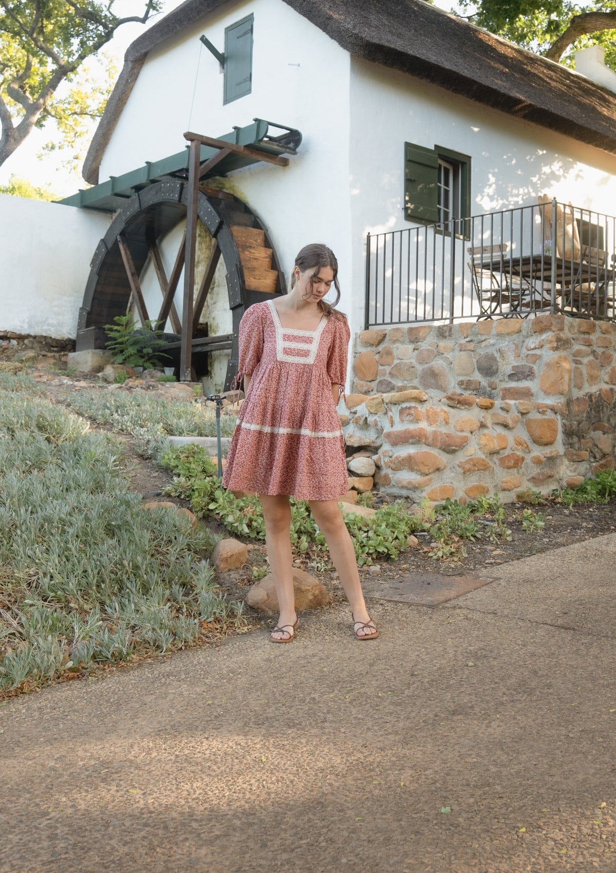 Maisie Day Dress | Rosewood Iris