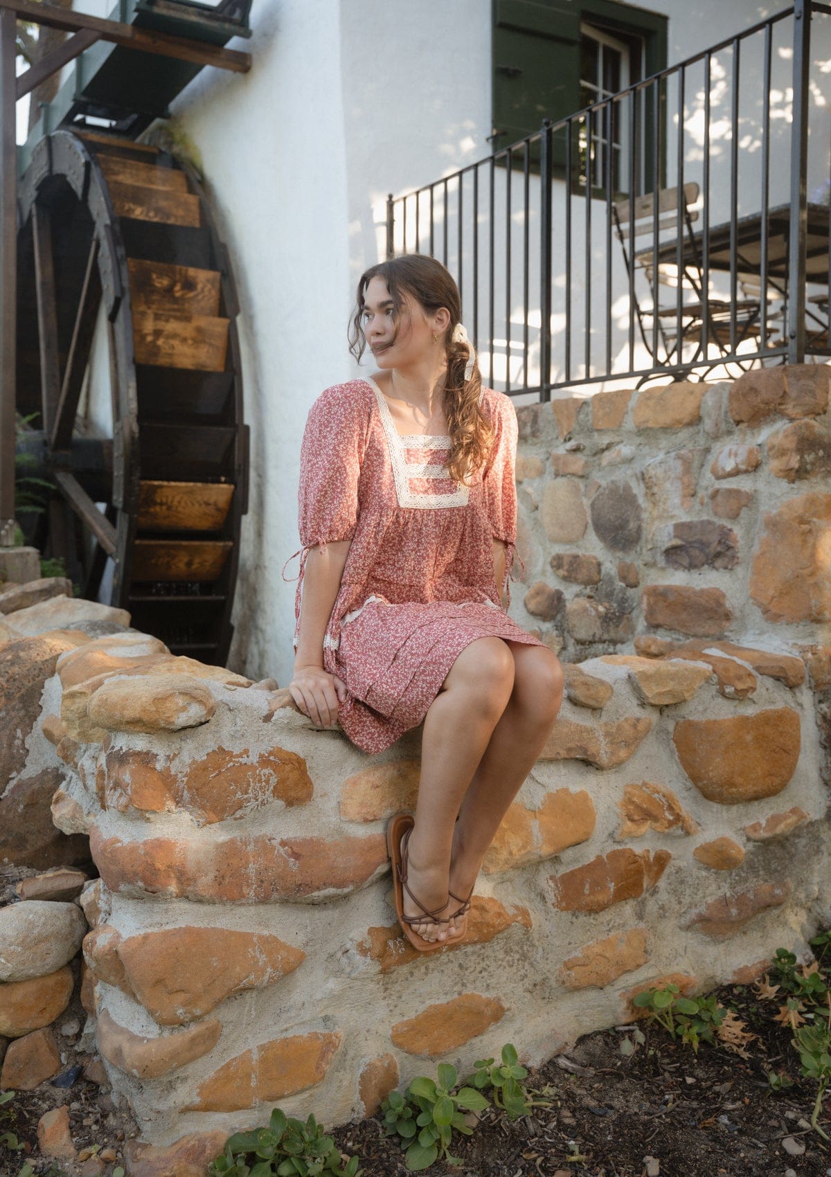 Maisie Day Dress | Rosewood Iris