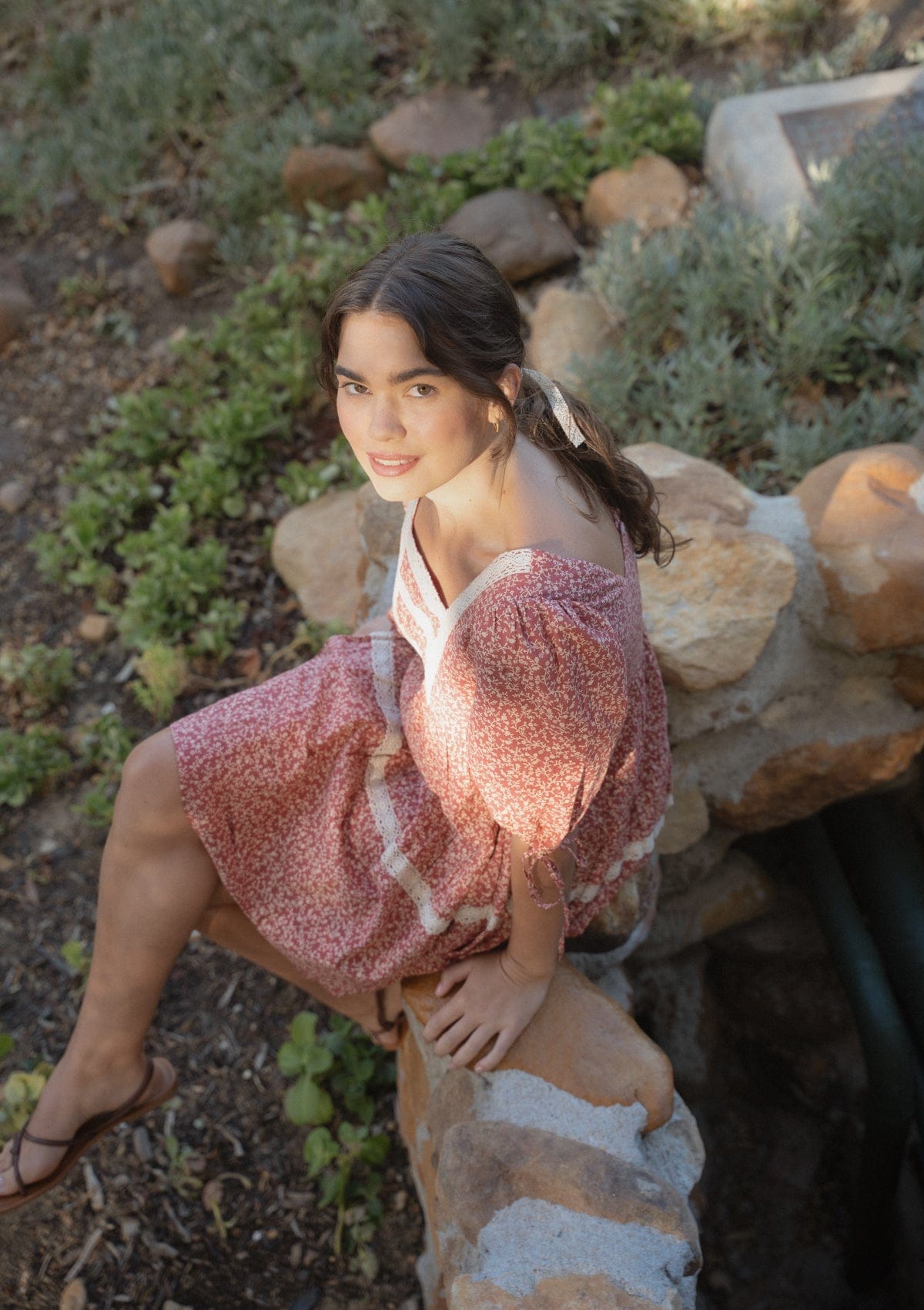 Maisie Day Dress | Rosewood Iris