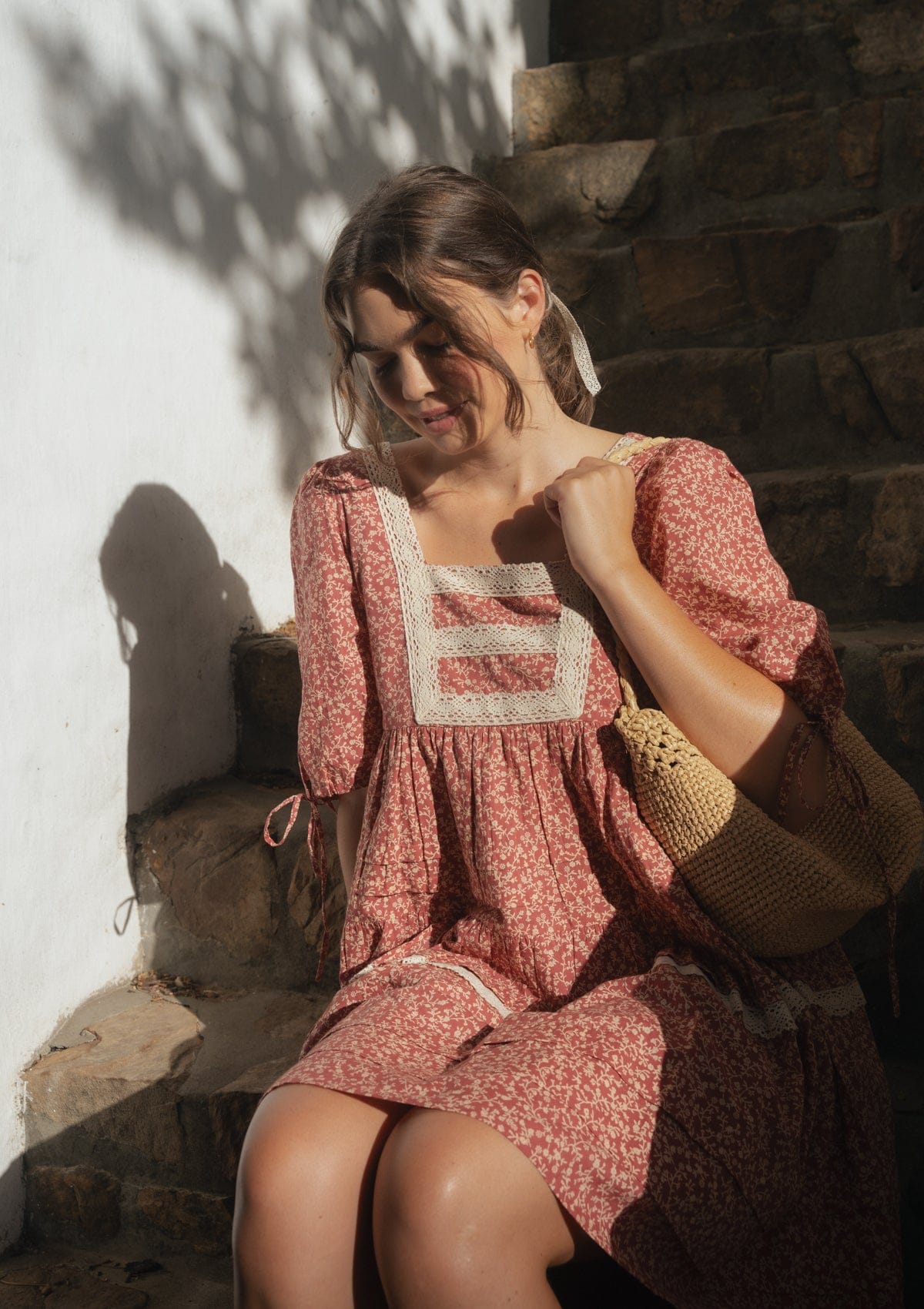 Maisie Day Dress | Rosewood Iris