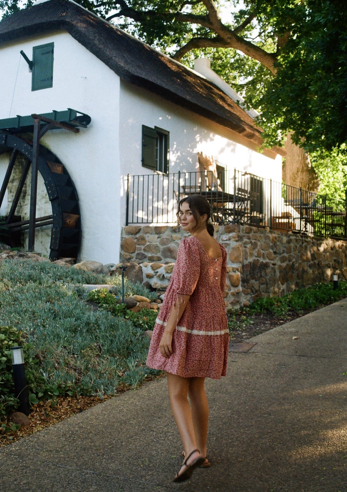 Maisie Day Dress | Rosewood Iris