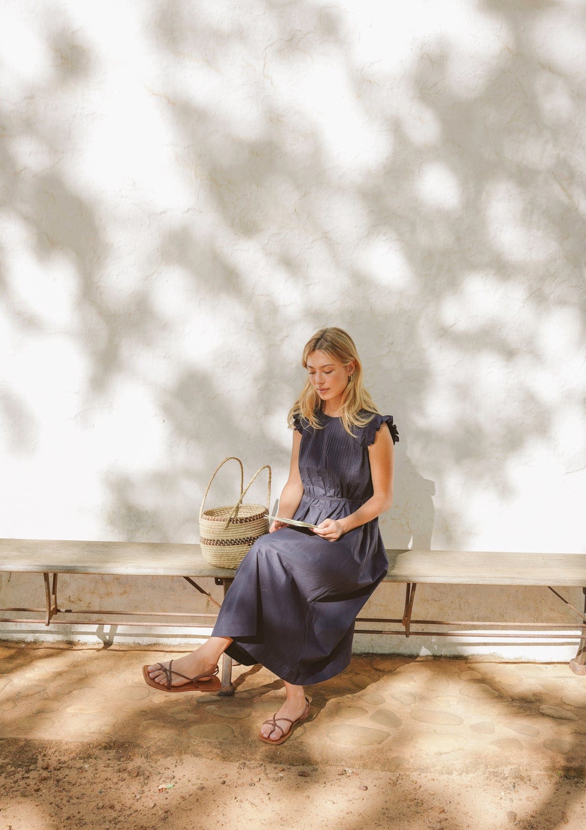 Painter Day Dress | Navy