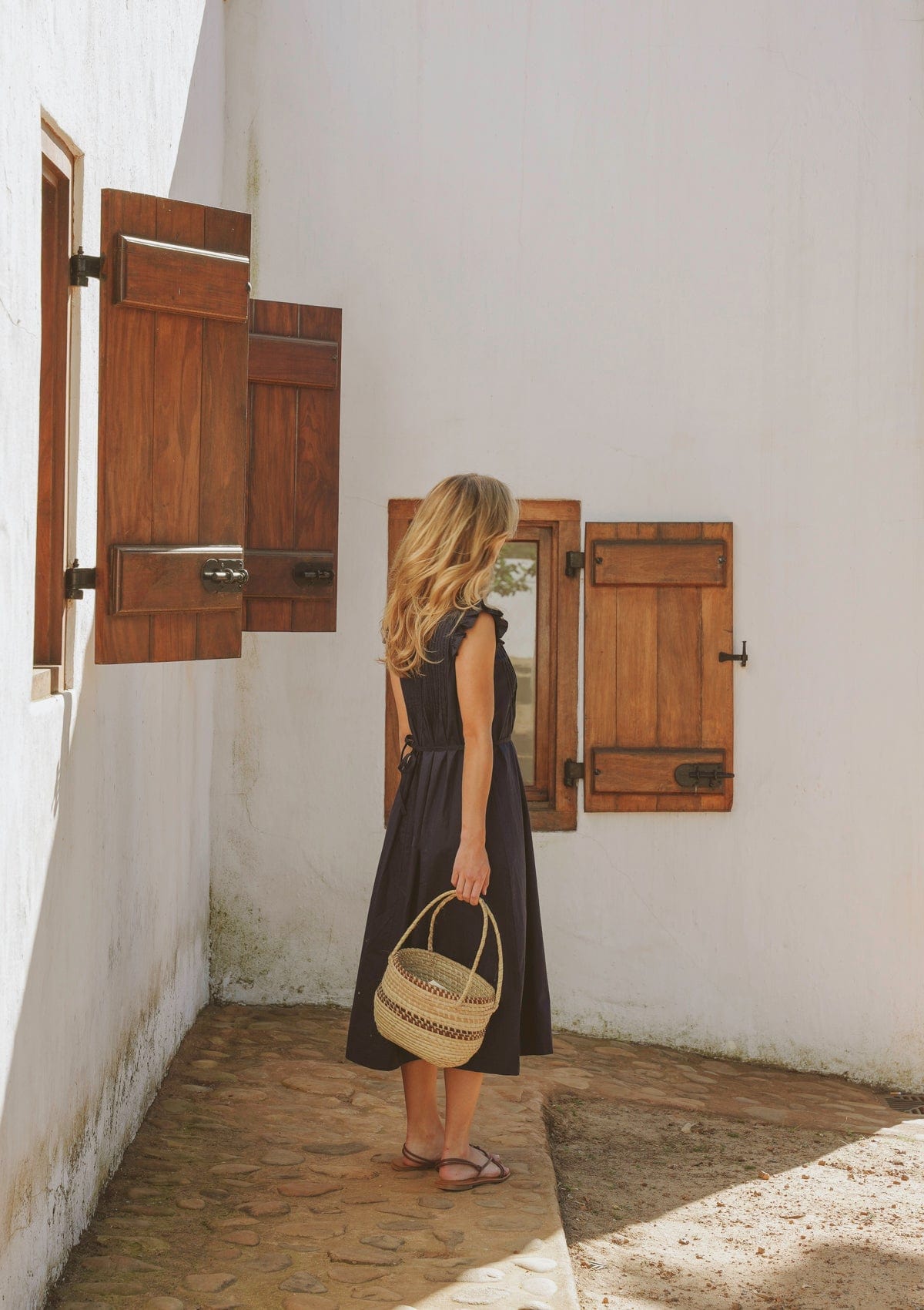 Painter Day Dress | Navy