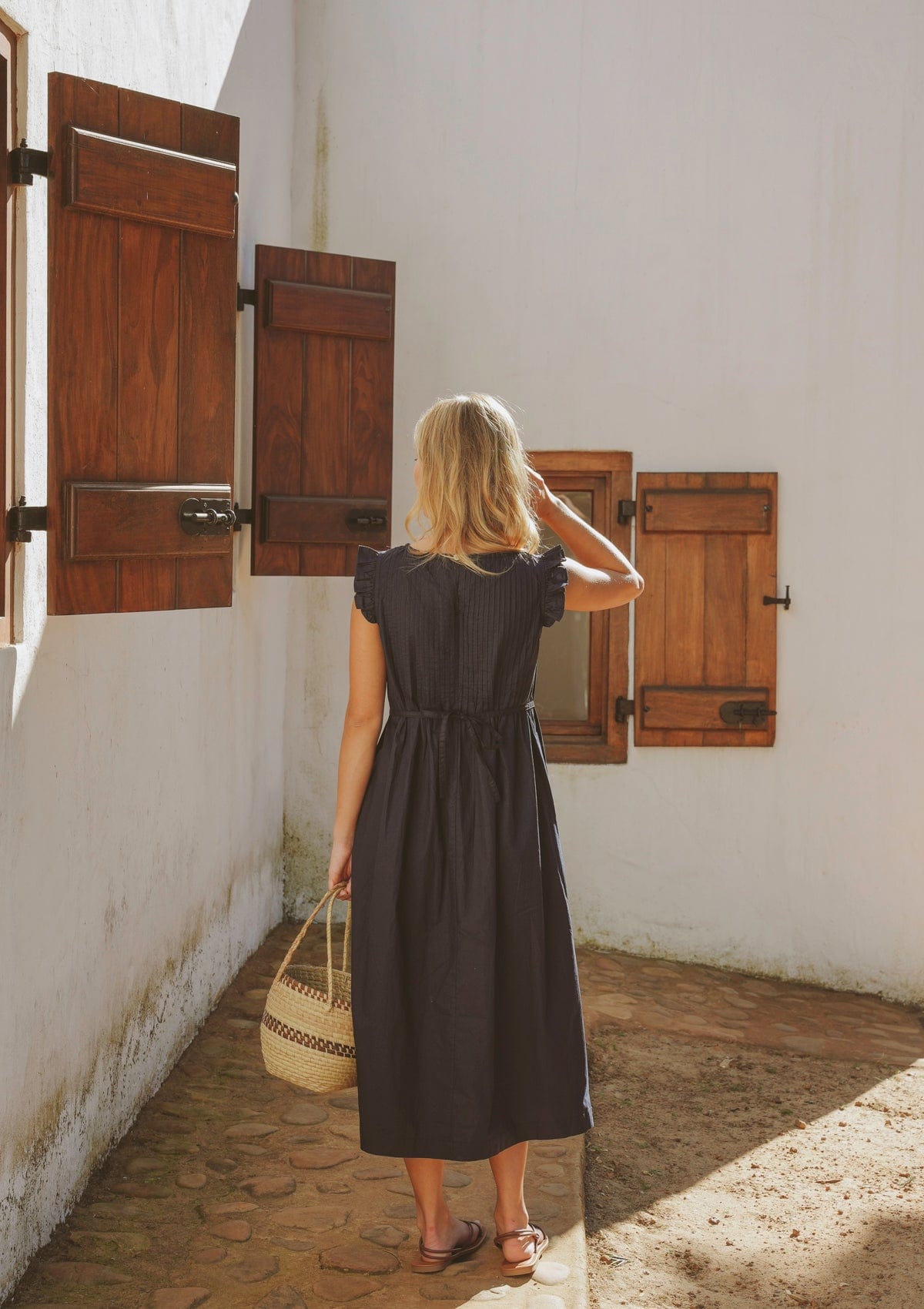 Painter Day Dress | Navy