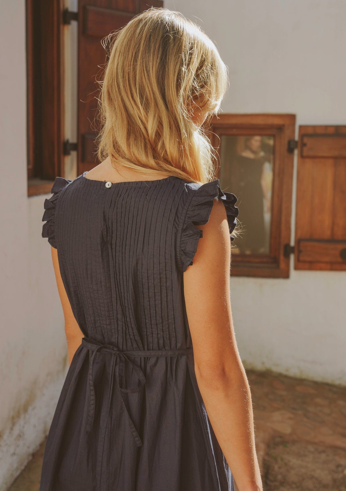 Painter Day Dress | Navy