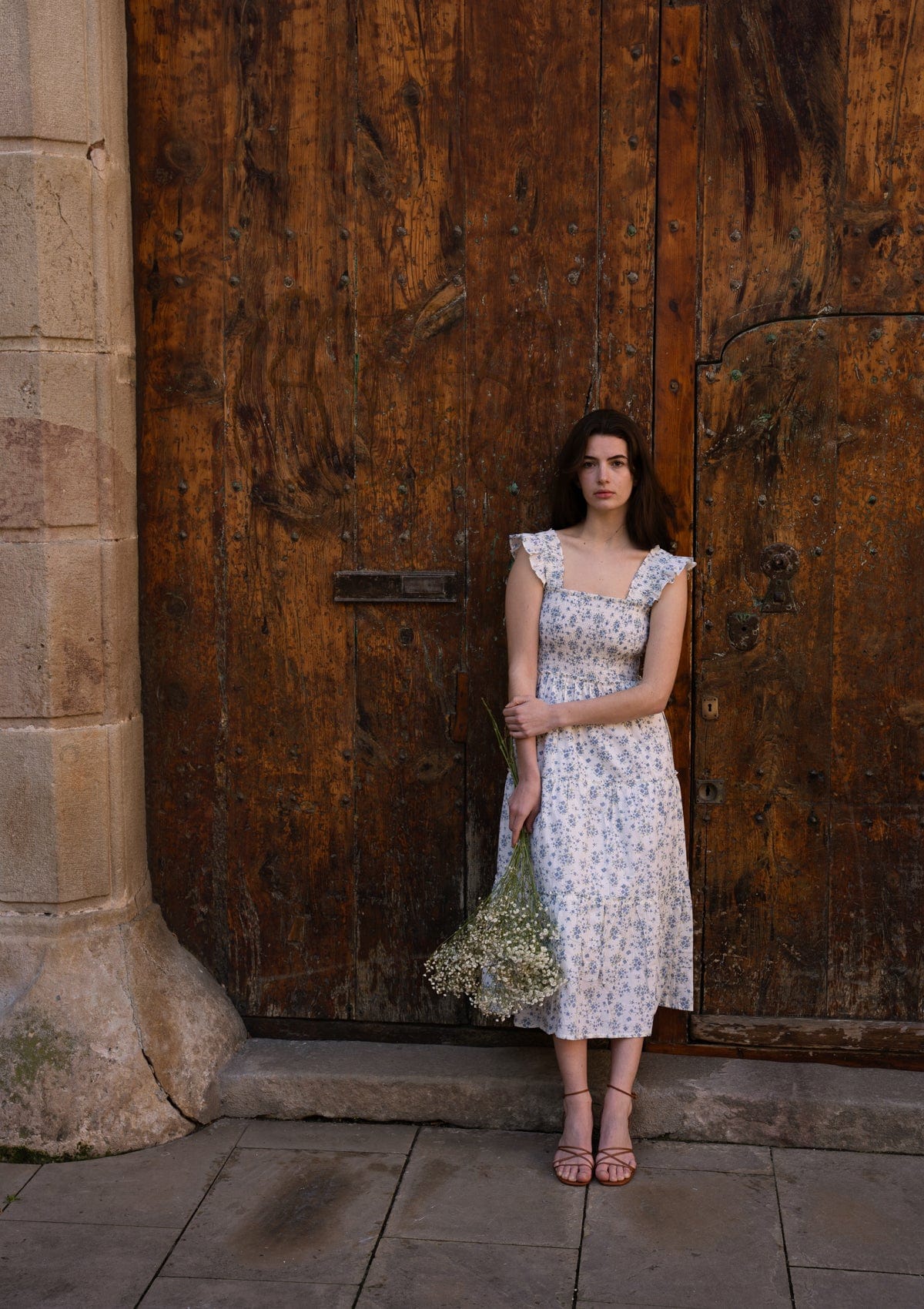 Sienna Day Dress | Elinor Garden Creme