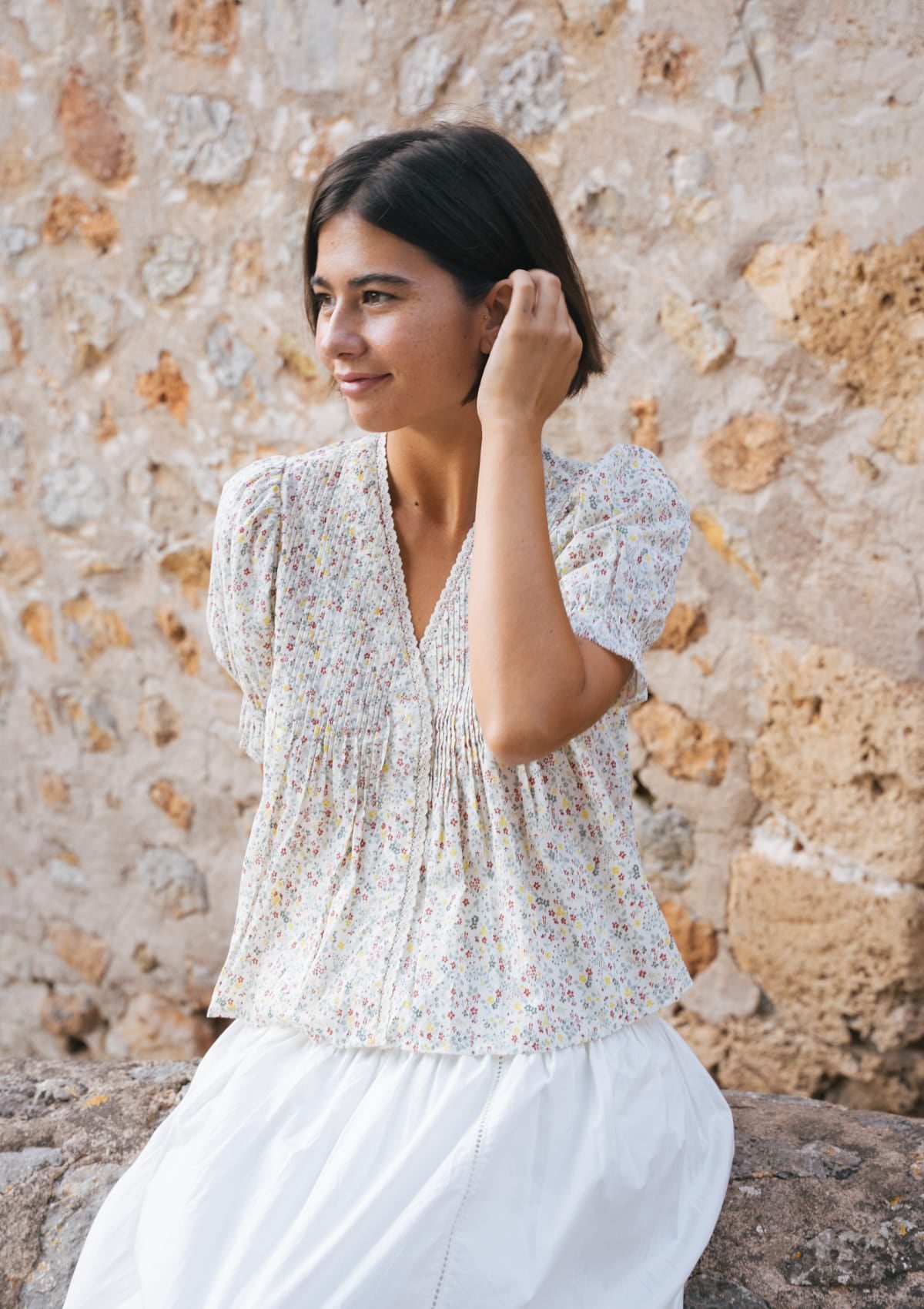 Sylvie Day Blouse | Woodehouse Blossom
