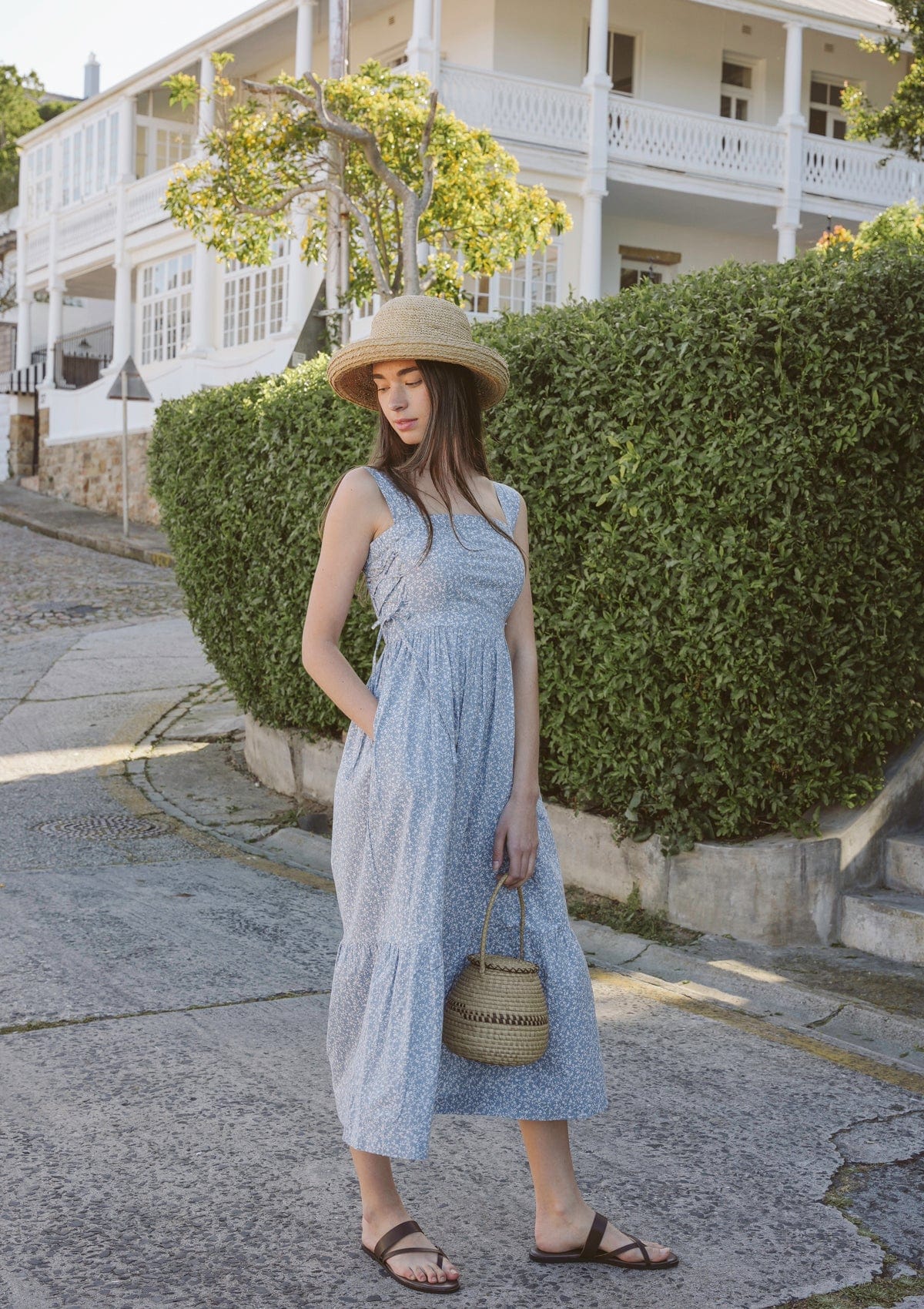 Tilda Day Dress | Bleu Iris