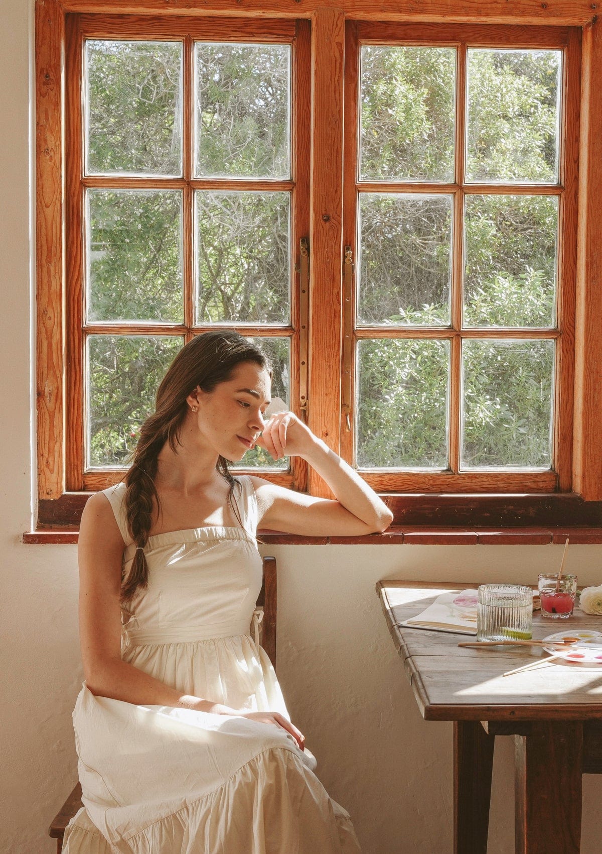 Tilda Day Dress | Natural