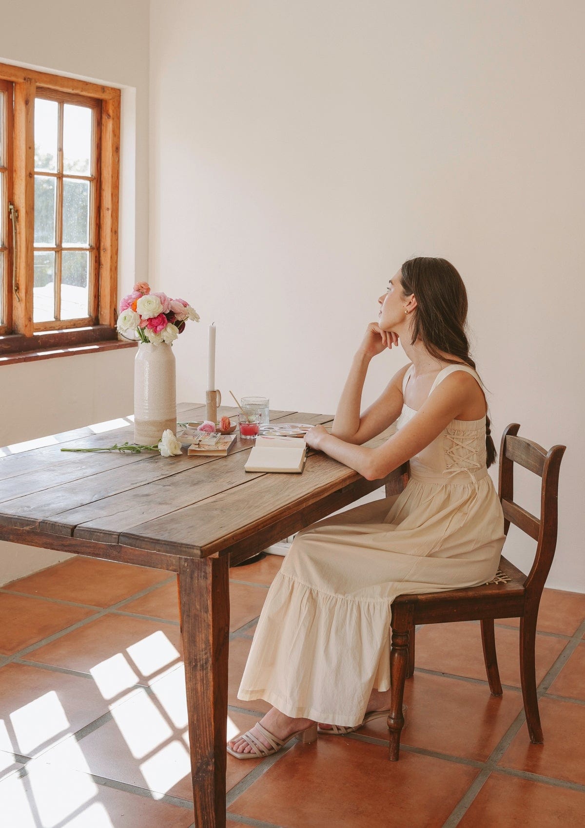 Tilda Day Dress | Natural