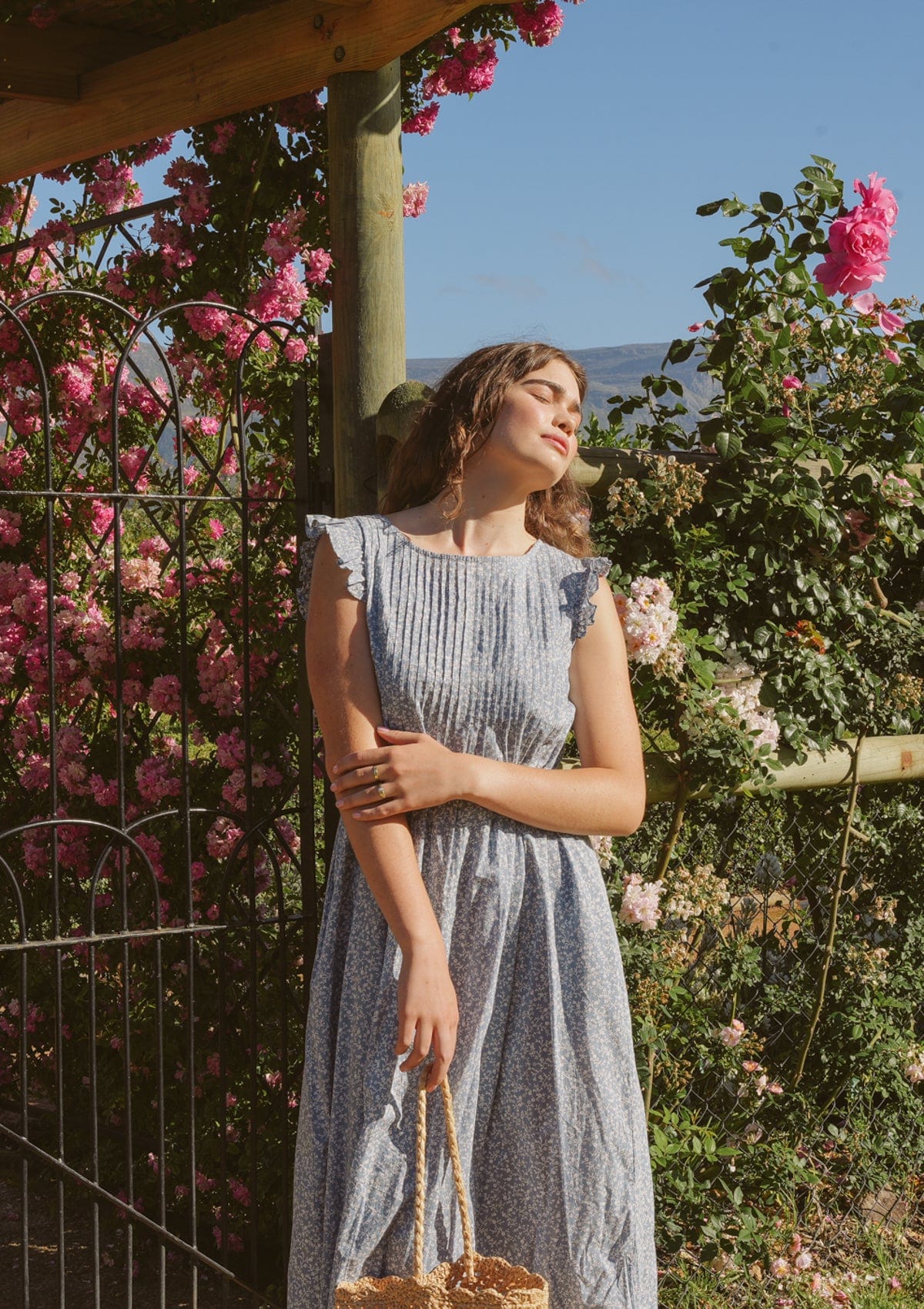 Painter Day Dress | Bleu Iris