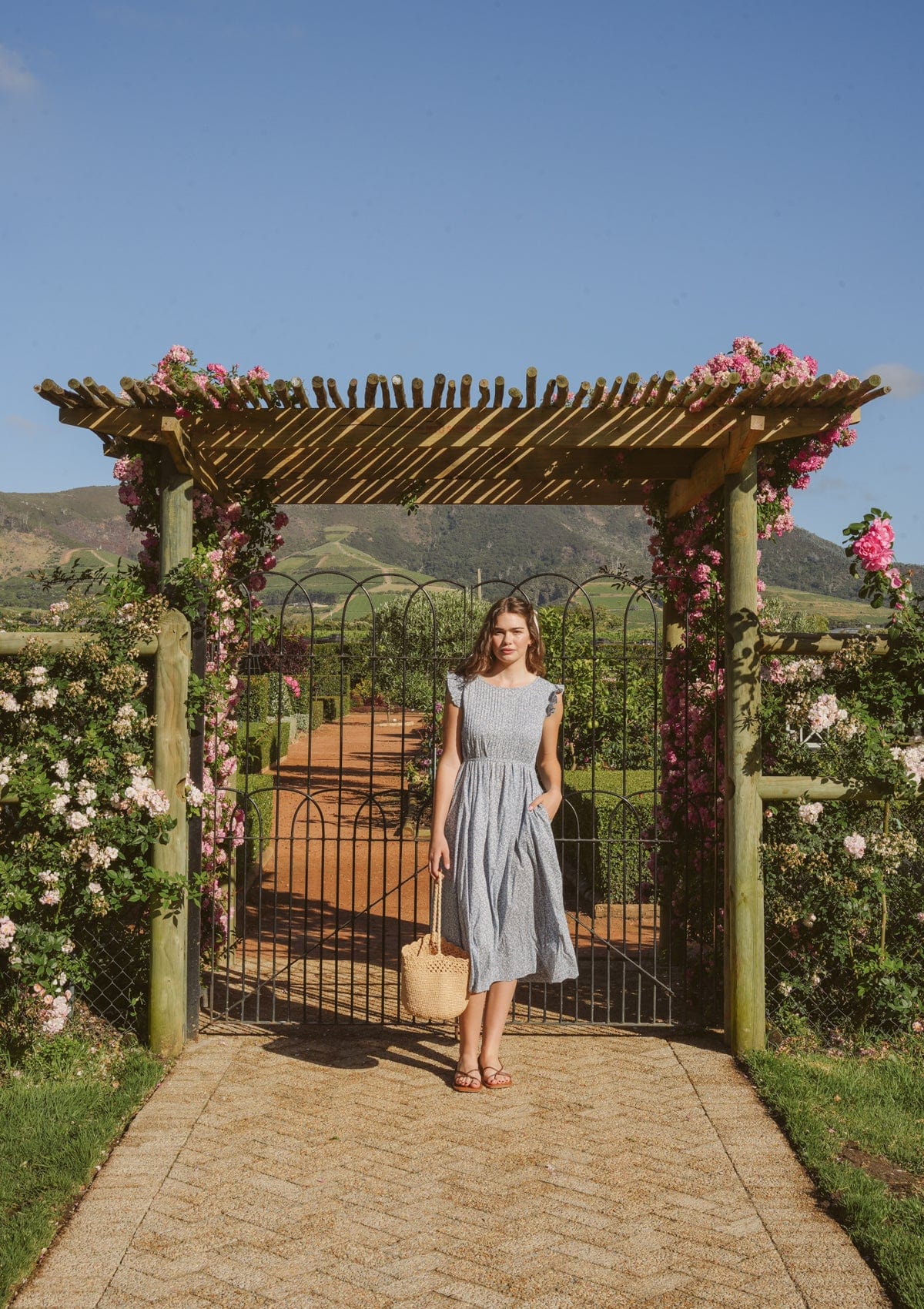Painter Day Dress | Bleu Iris