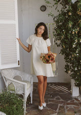 Enid House Dress | Natural Dobby