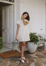 Enid House Dress | Natural Dobby