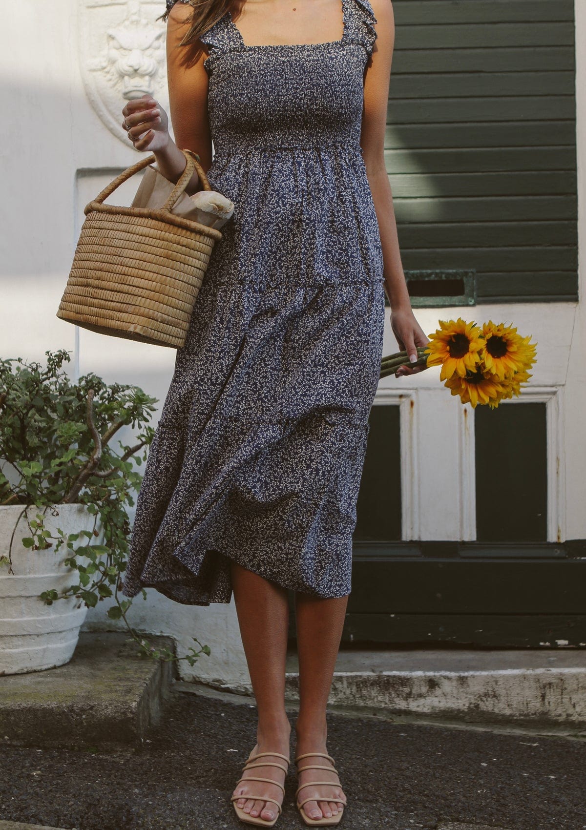 Sienna Day Dress | Midnight Meadow
