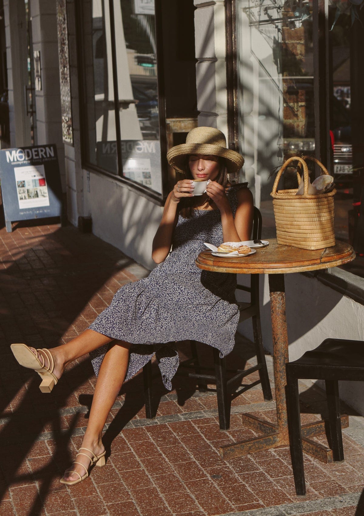 Sienna Day Dress | Midnight Meadow