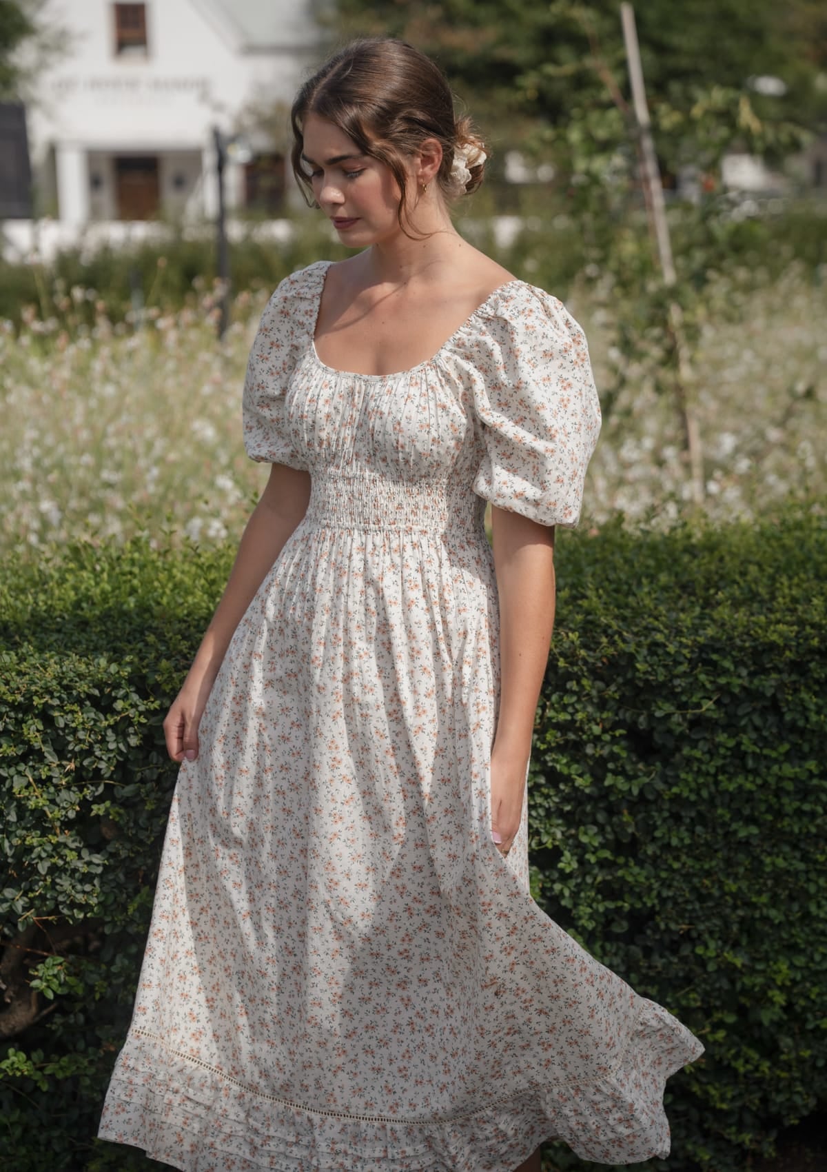 Aubree Day Dress | Morrissey Rose Petal