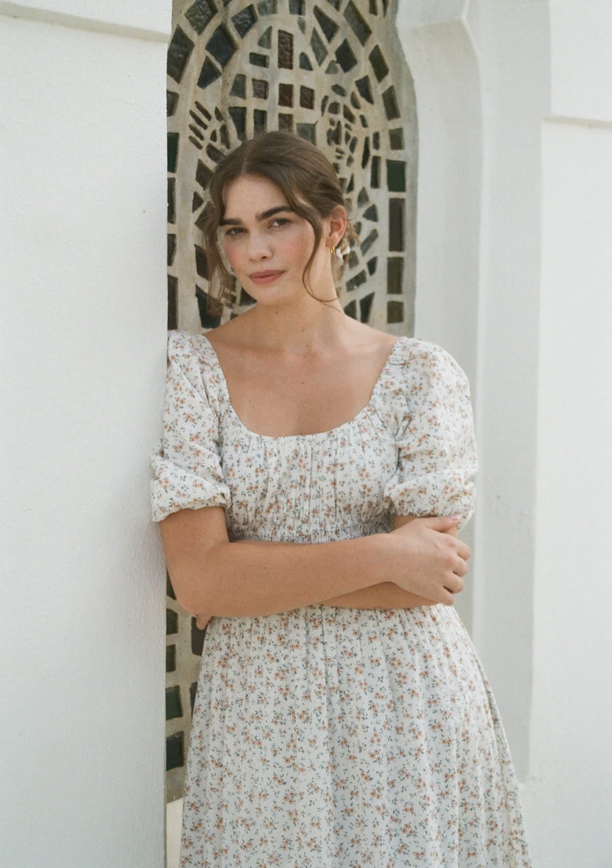 Aubree Day Dress | Morrissey Rose Petal