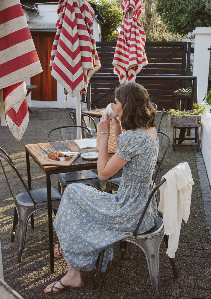 Bennet Day Dress | Elinor Garden Bleu