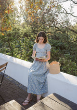 Bennet Day Dress | Elinor Garden Bleu