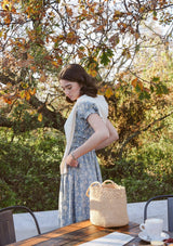 Bennet Day Dress | Elinor Garden Bleu