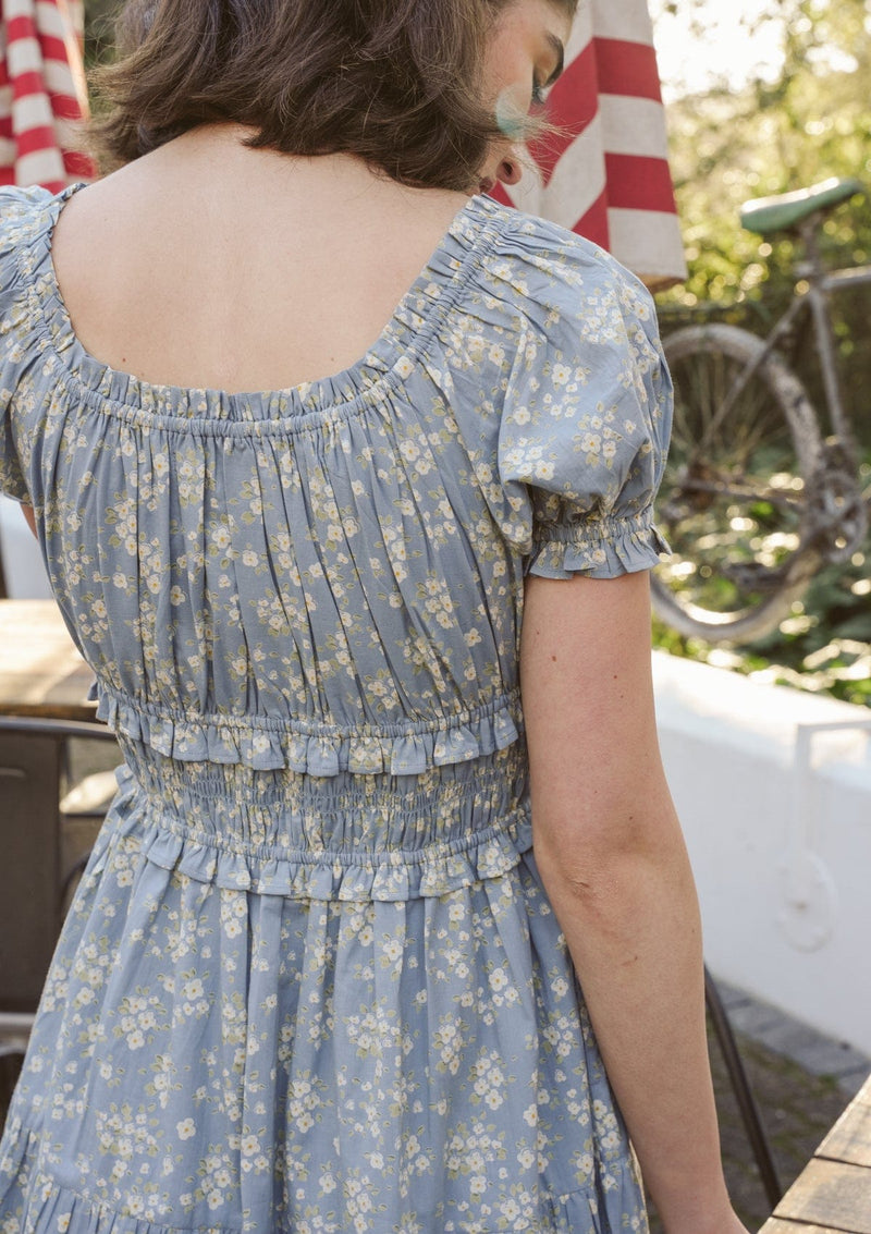 Bennet Day Dress | Elinor Garden Bleu